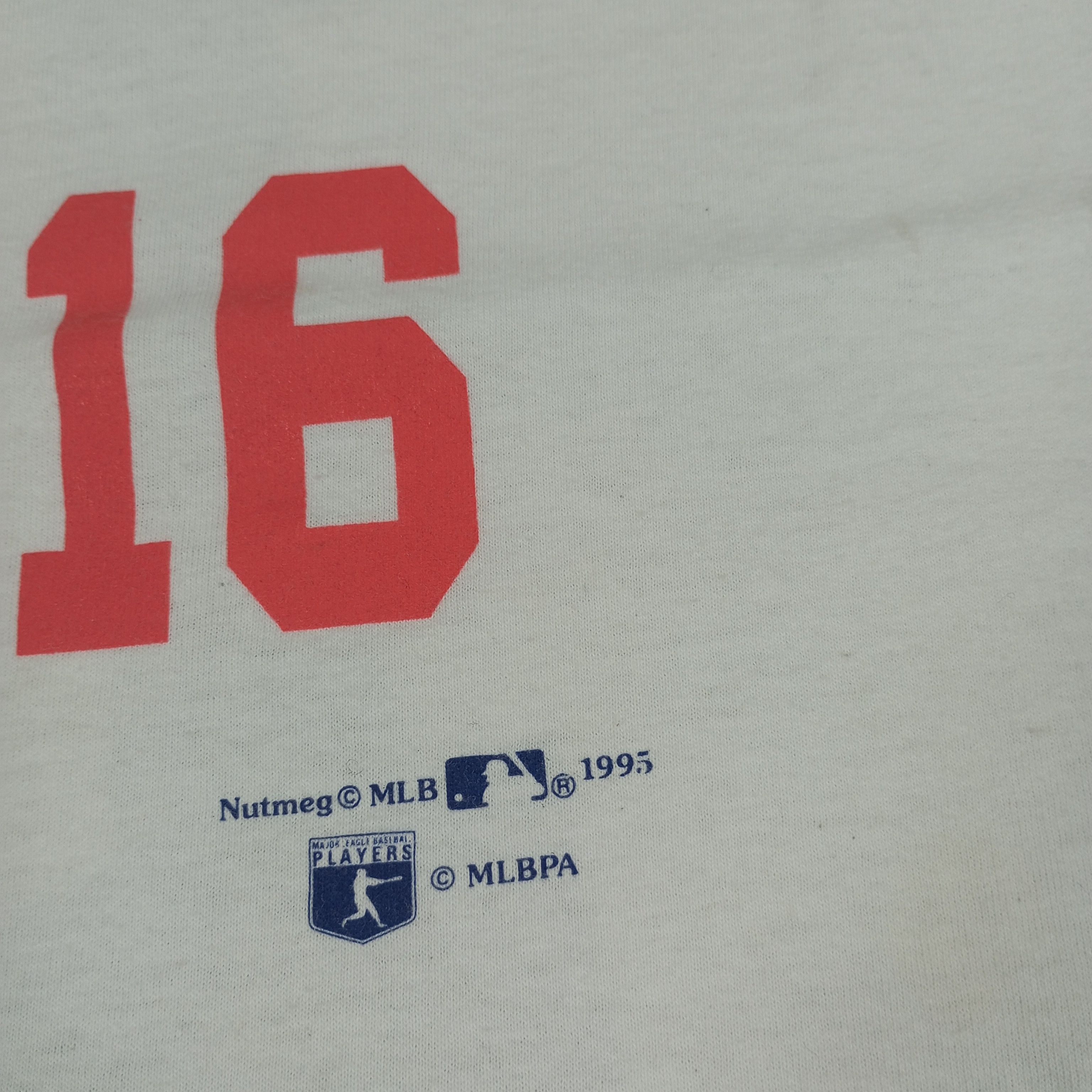 MLB × Vintage Dodgers Nomo 16 American Baseball Team Vintage Tshirt Size US L / EU 52-54 / 3 - 13 Thumbnail