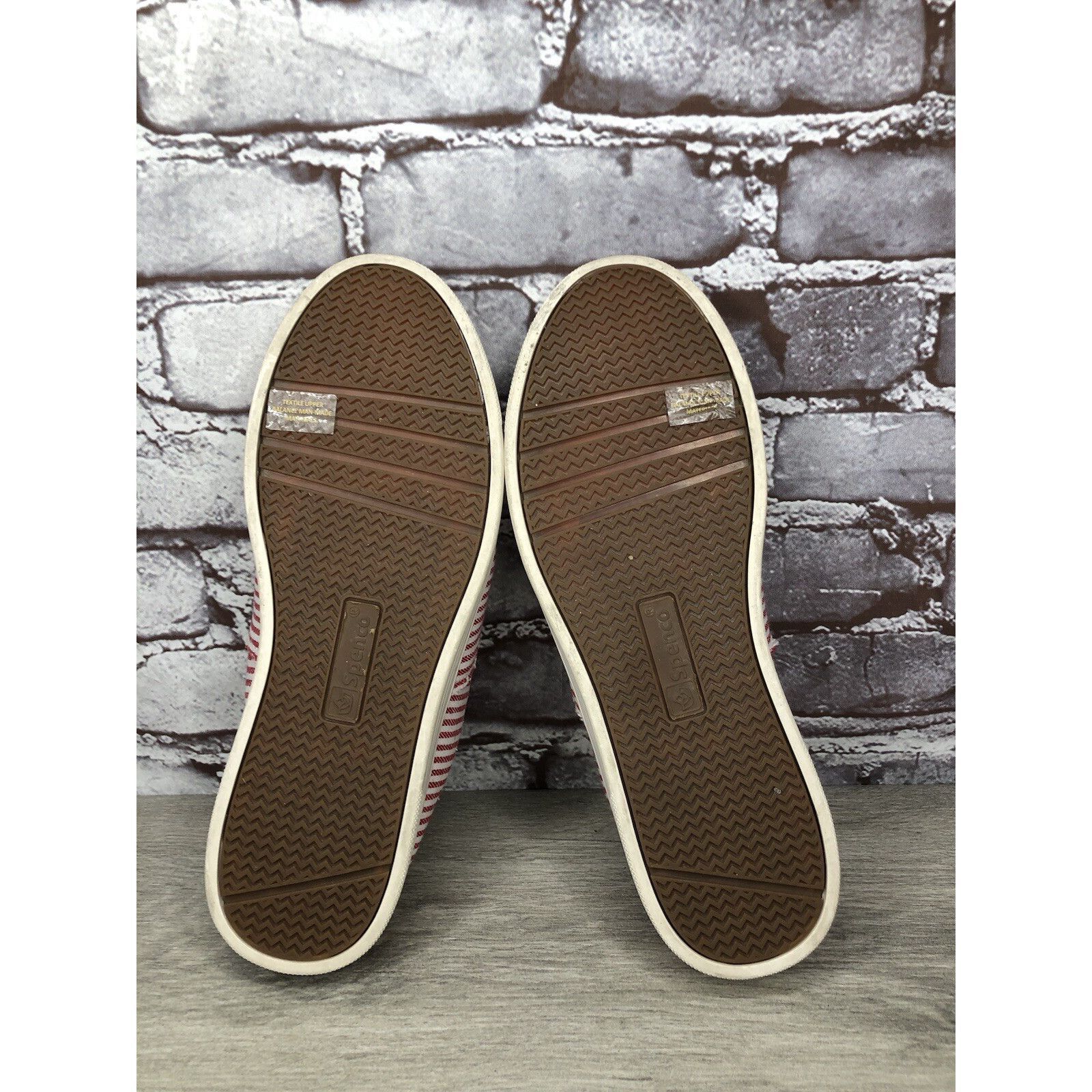 Other Spenco Orthotic Red Stripe Canvas Santa Rosa Mule Shoes Wome Size US 9 / IT 39 - 19 Thumbnail