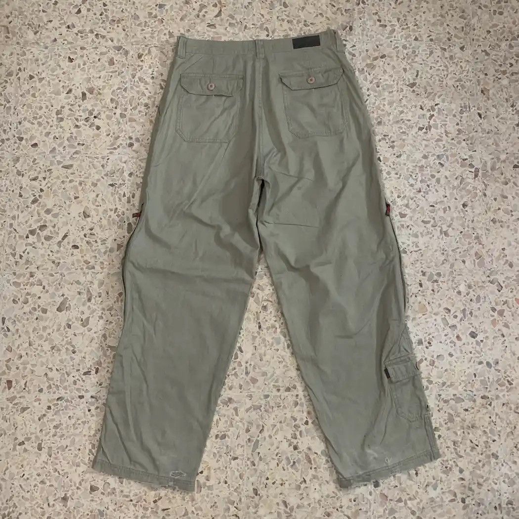 Split × Vintage Vintage SPLIT Trousers Baggy Outdoor Hiking Khaki Pants Size US 33 - 11 Thumbnail