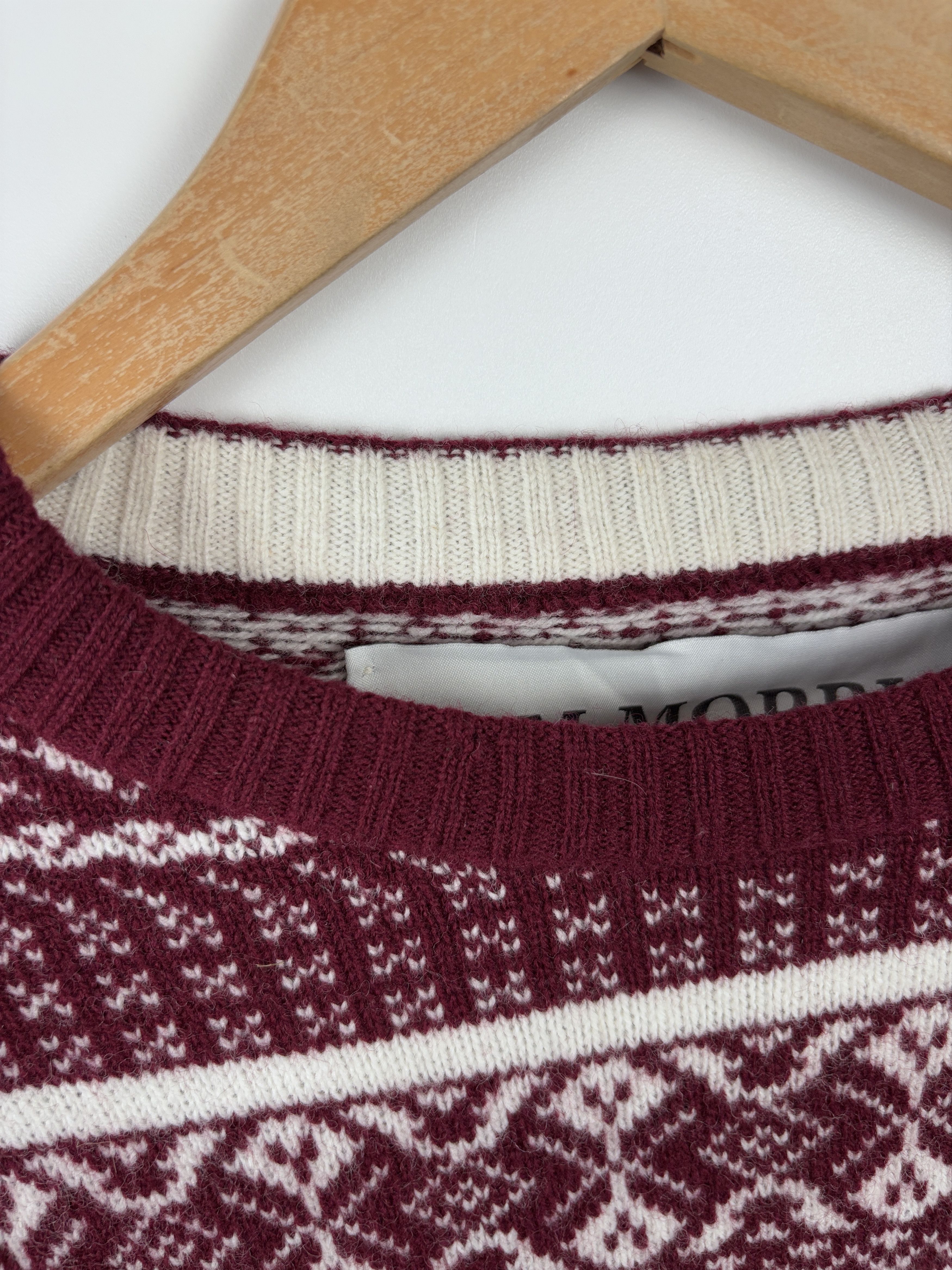 Andrew St. John × Vintage Tom Morris St Andrews Golf Wool Sweater Fair Isle Pullover Size US XL / EU 56 / 4 - 5 Thumbnail