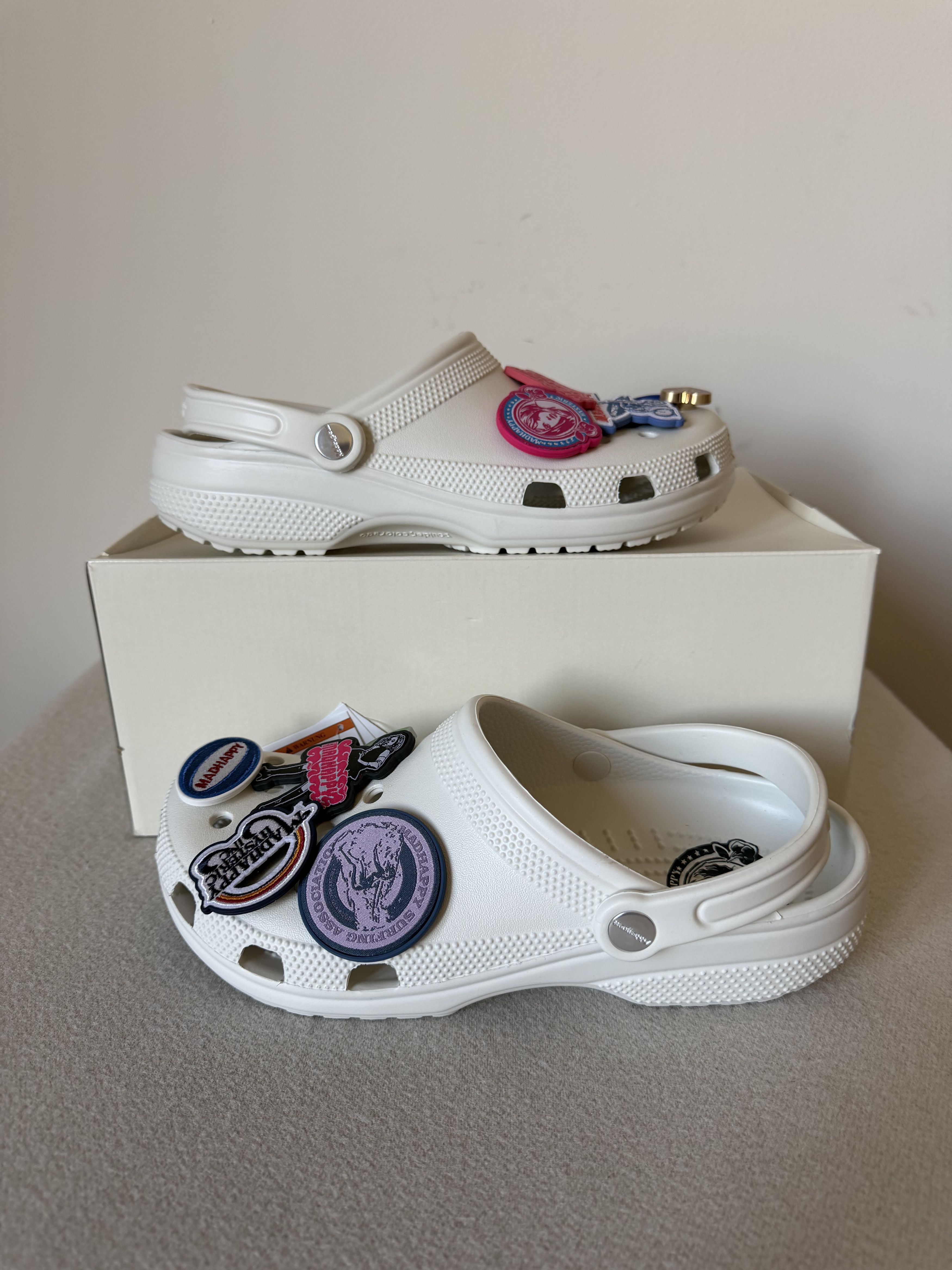 Hysteric Glamour Hysteric Glamour Madhappy Crocs Classic Clog in White Size US 9 / EU 42 - 2 Thumbnail
