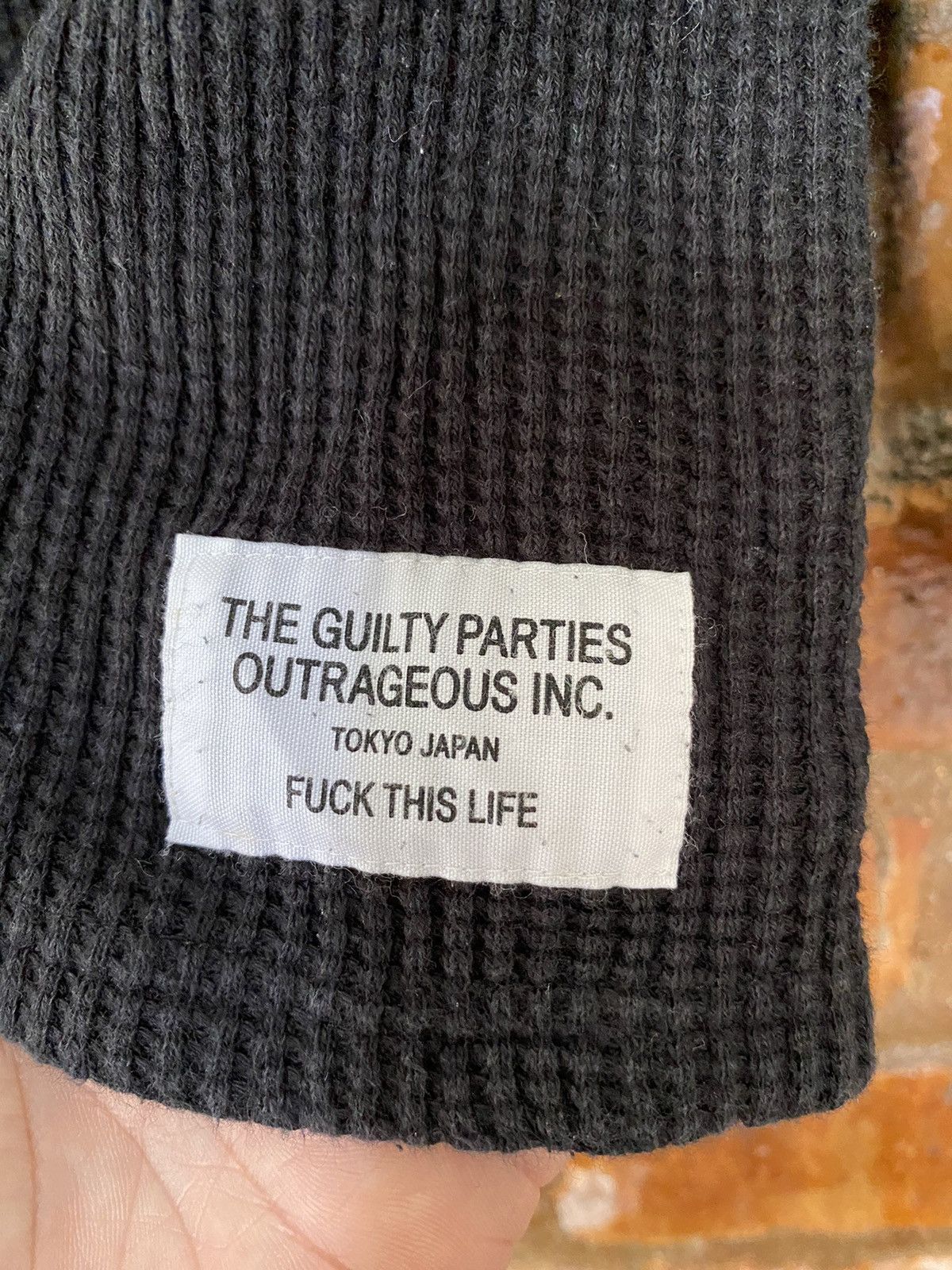 Wacko Maria 2000s Wafer thermal back poem logo pablo Size US M / EU 48-50 / 2 - 10 Thumbnail