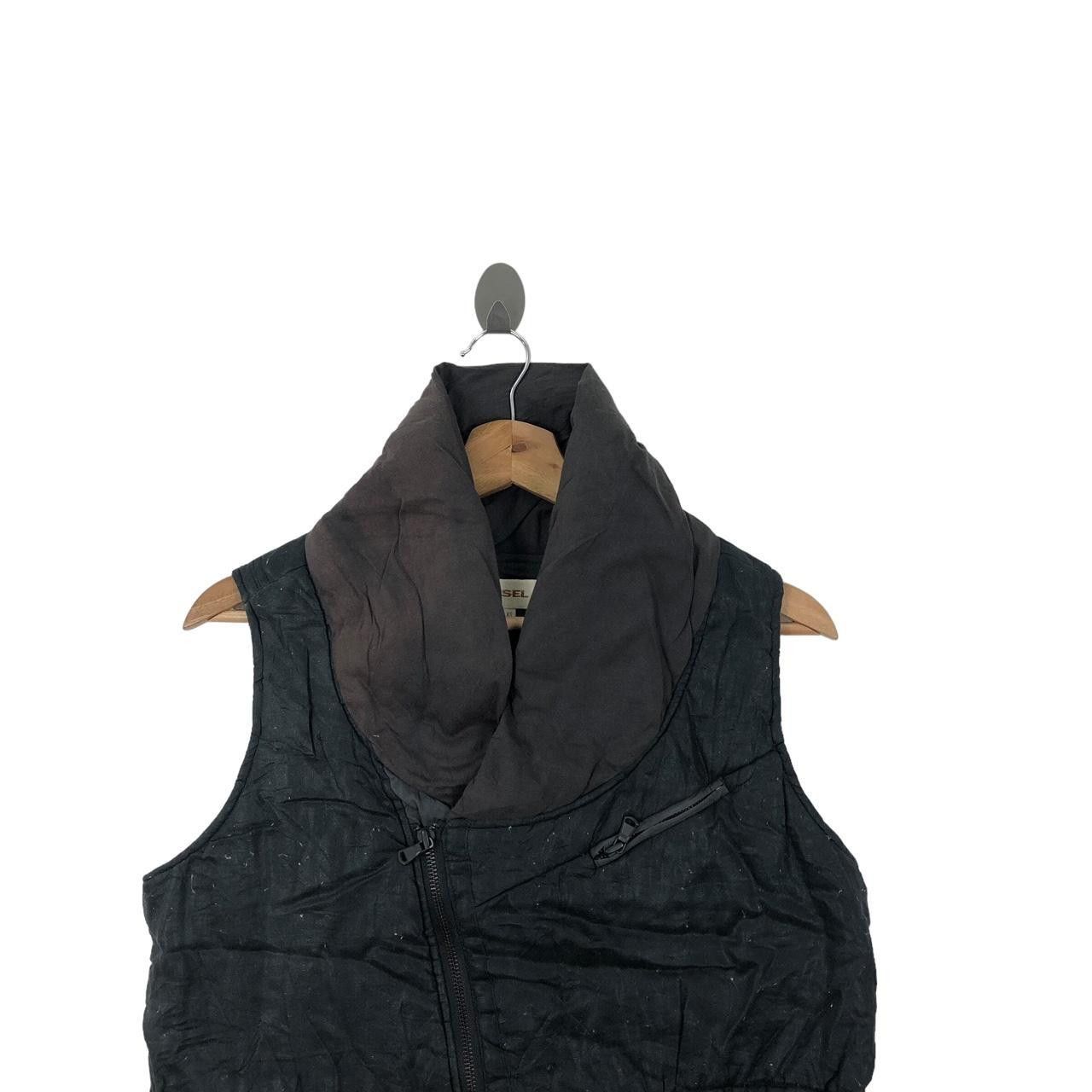 Diesel DIESEL ITALY Natural Distress Puffer Vest Jacket Outdoor Size XS / US 0-2 / IT 36-38 - 3 Thumbnail