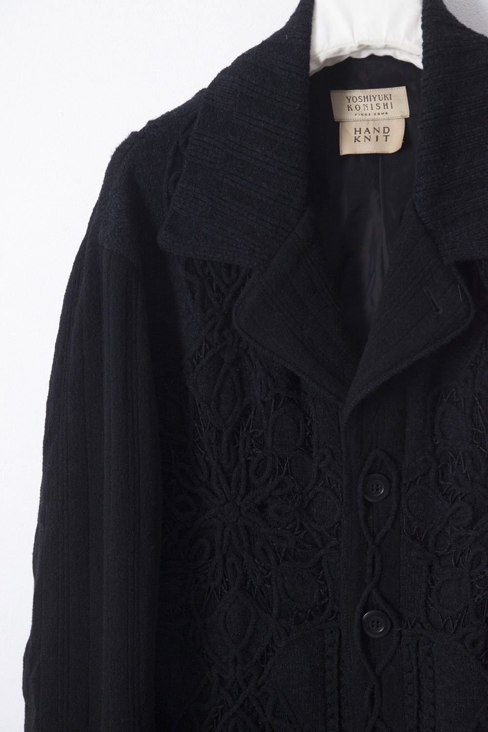 Yoshiyuki Konishi Yoshiyuki Konishi 1990's hand knitted cardigan jacket Size US M / EU 48-50 / 2 - 2 Thumbnail