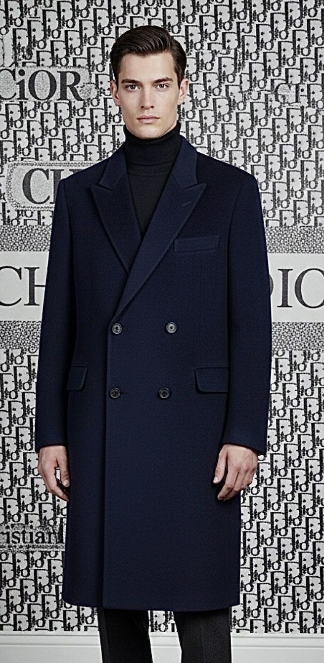 Christian Dior Monsieur Christian Dior coat double breasted wool cashmere 48it M Size US M / EU 48-50 / 2 - 1 Thumbnail