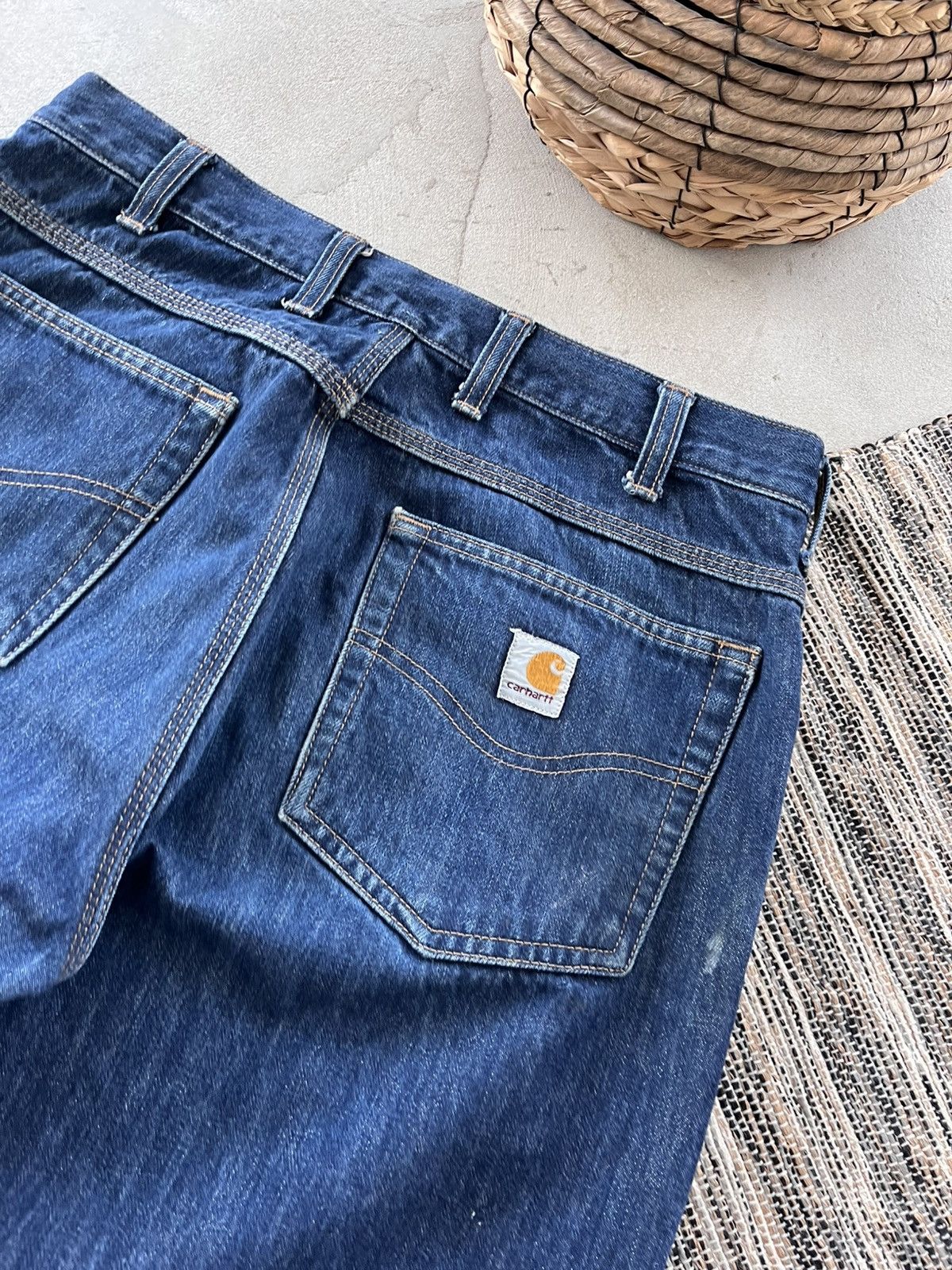 Carhartt 90s Vintage Carhartt Denim Distressed sk8 Regular Jeans Size US 34 / EU 50 - 19 Thumbnail