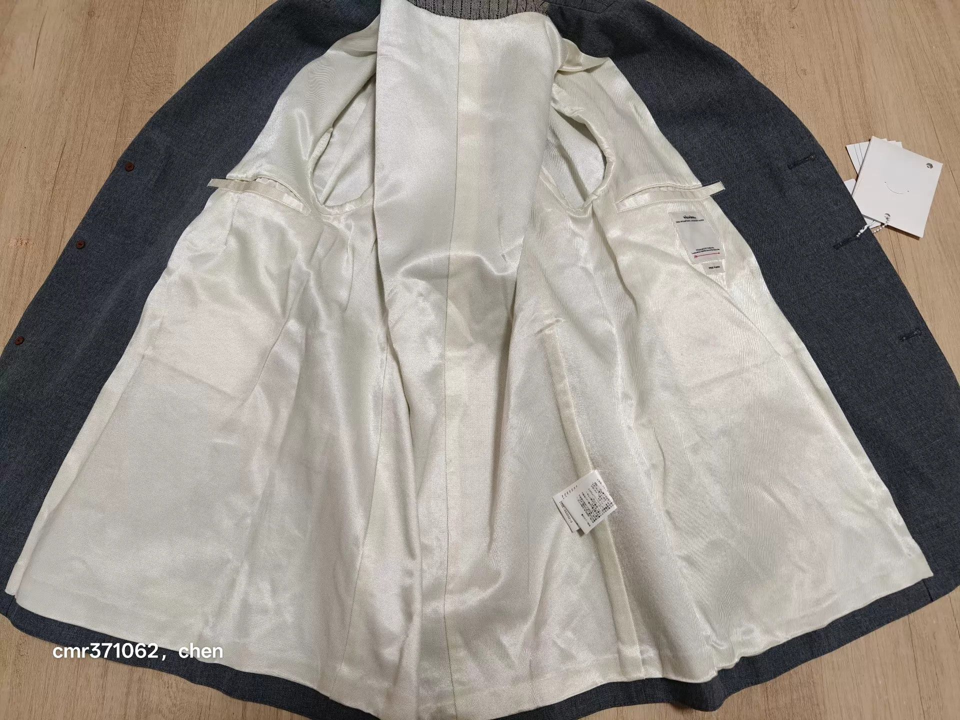 Visvim visvim 20aw kiva blazer grey 3 (w/l) 95 new wool-linen blend Size US L / EU 52-54 / 3 - 4 Thumbnail