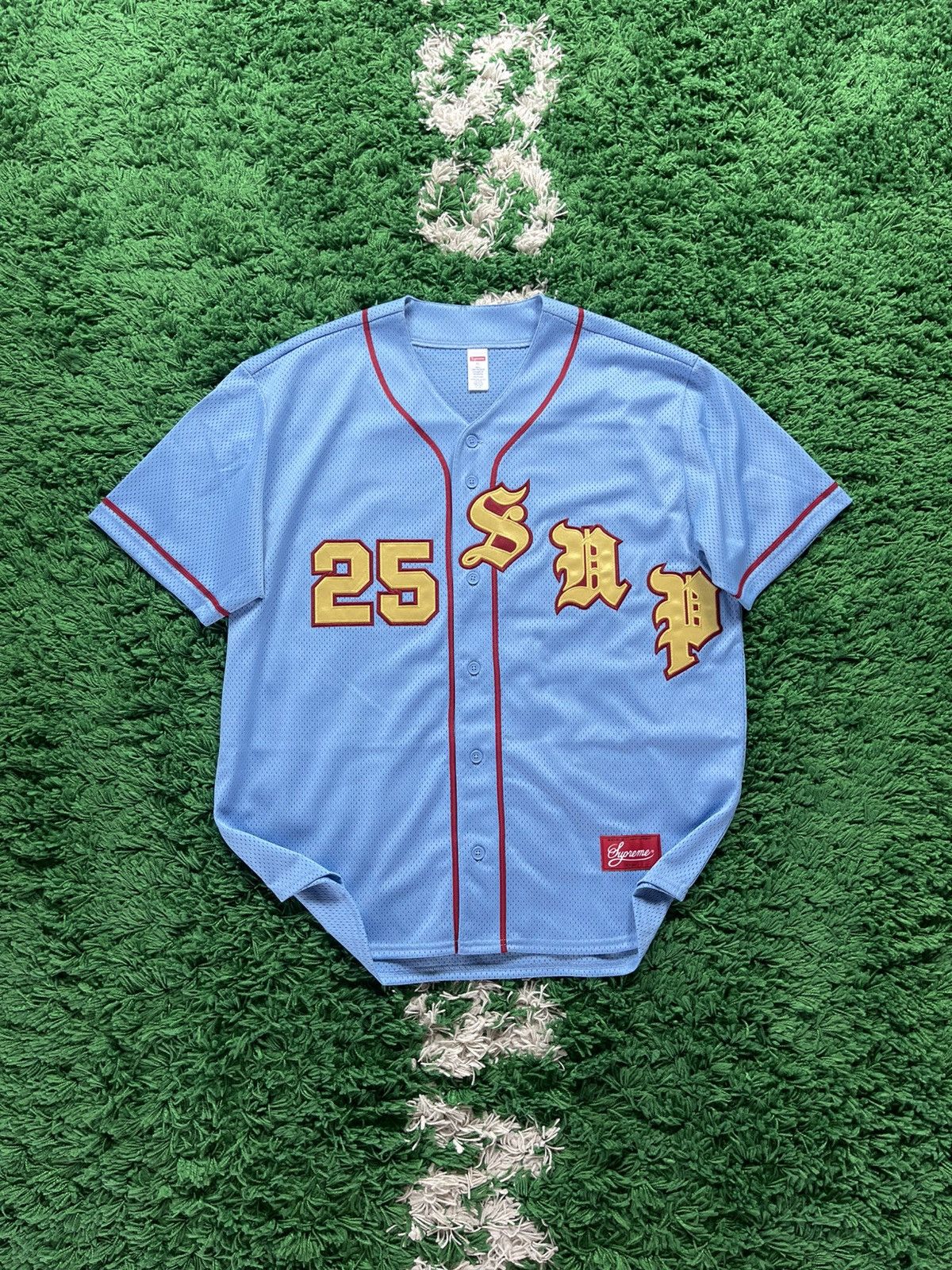Supreme Supreme "Old English" Jersey Size US XL / EU 56 / 4 - 1 Thumbnail