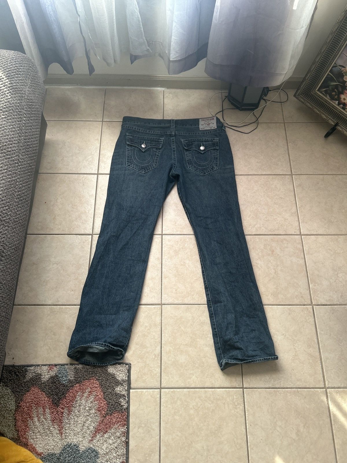 True Religion Billy Relaxed Bootcut Jeans Size US 38 / EU 54 - 2 Thumbnail