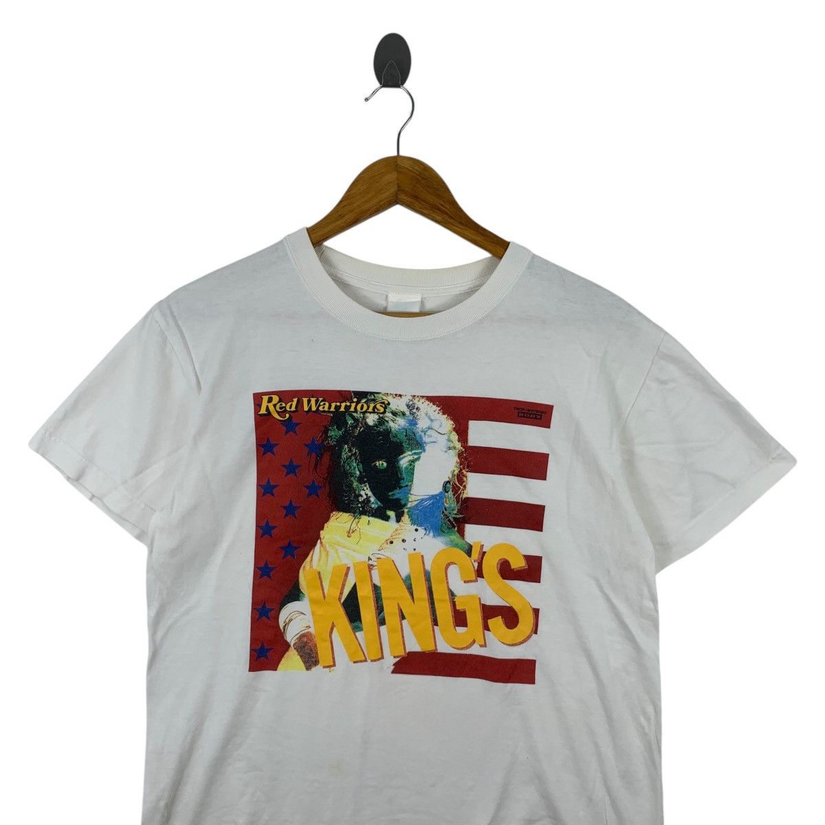 Vintage RED WARRIORS KINGS Rock & Roll 30th Anniversary Tee Shirt Size US M / EU 48-50 / 2 - 2 Thumbnail
