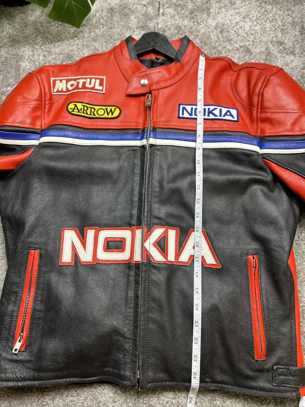 Vintage 🔥 Nokia 🔥 Rare Vintage Leather Jacket Streetwear Size US M / EU 48-50 / 2 - 8 Thumbnail