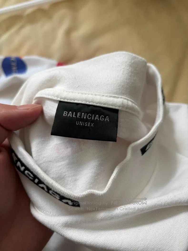 Balenciaga Balenciaga Letter print plain knit long-sleeve T-shirt Size US S / EU 44-46 / 1 - 9 Thumbnail