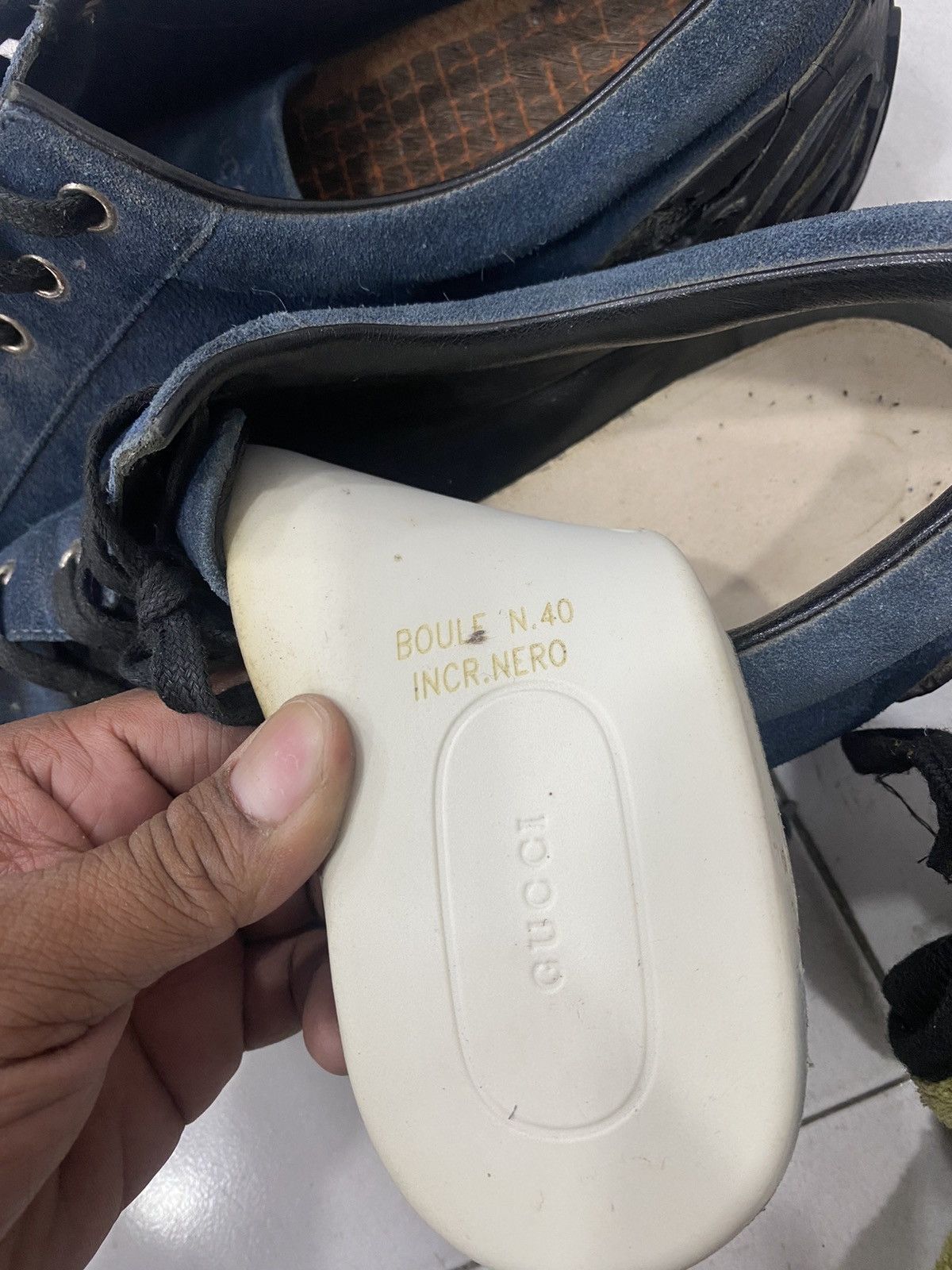 Gucci Gucci Blue suade Size US 6.5 / EU 39-40 - 6 Thumbnail