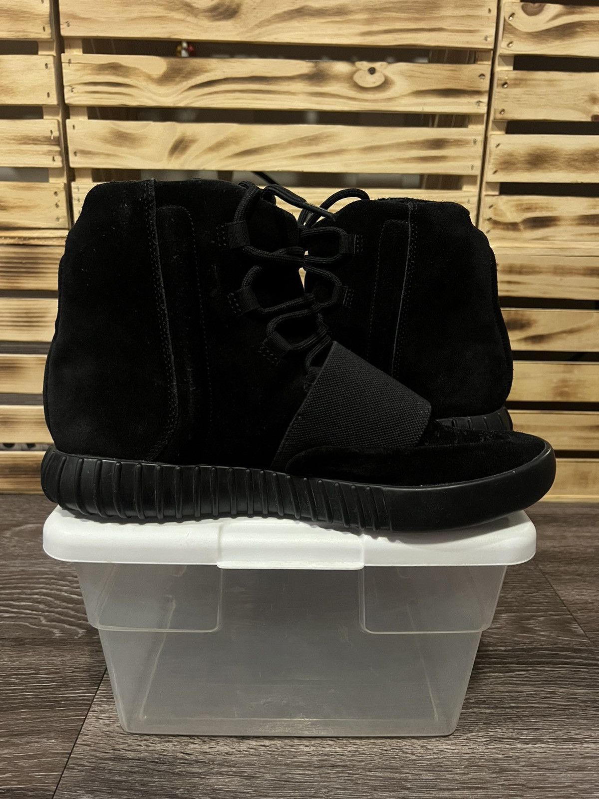 Adidas × Kanye West Adidas Yeezy Boost 750 “Triple Black” Size 10 – ART BB1839 Size US 10 / EU 43 - 7 Thumbnail