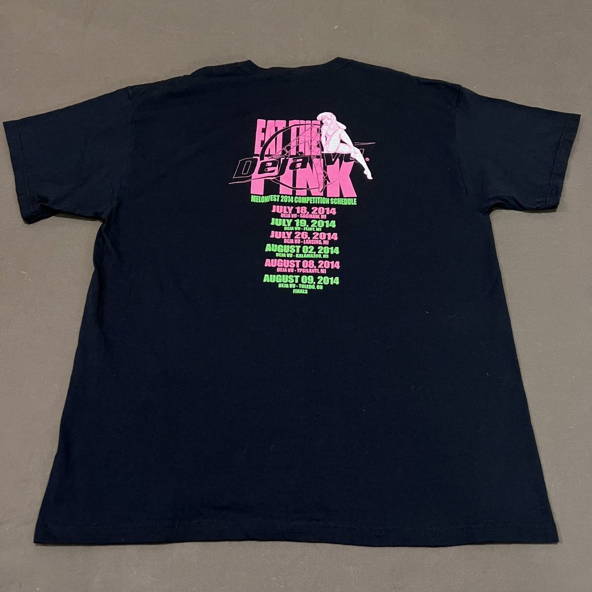 Vintage Vintage Y2K EAT THE PINK Deja Vu Tee XL Showgirls Stripper Size US XL / EU 56 / 4 - 2 Thumbnail