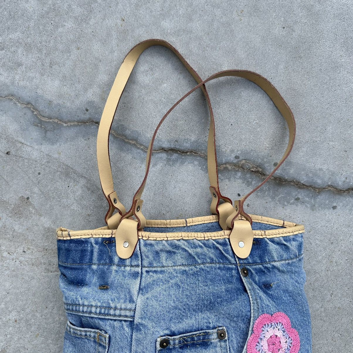 Japanese Brand Vintage Japanese Style Daniel Mayer Milano Denim Bag Custom Size ONE SIZE - 10 Thumbnail