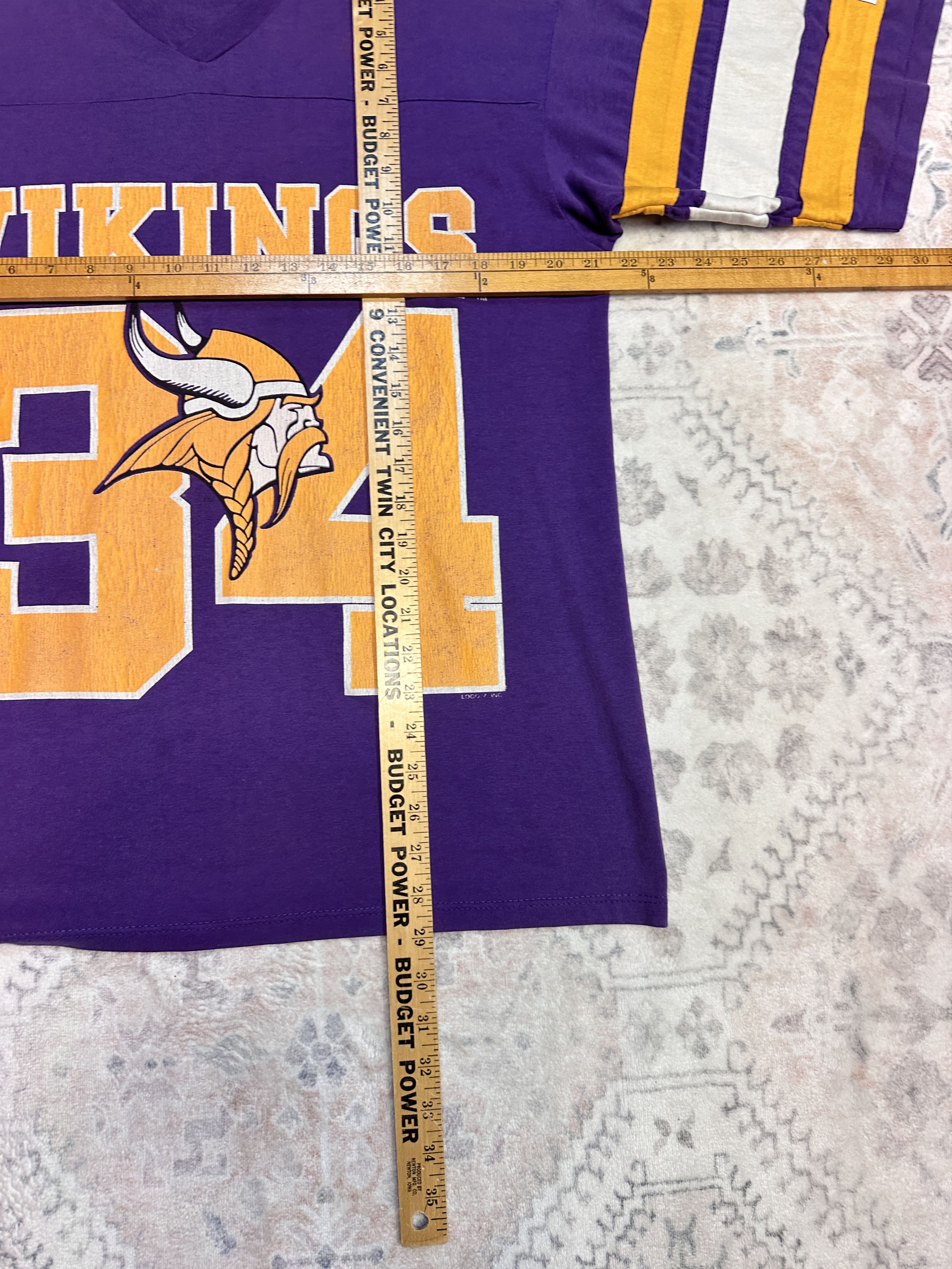 Logo 7 Vintage Herschel Walker Minnesota Vikings logo 7 Shirt Large Size US L / EU 52-54 / 3 - 5 Thumbnail