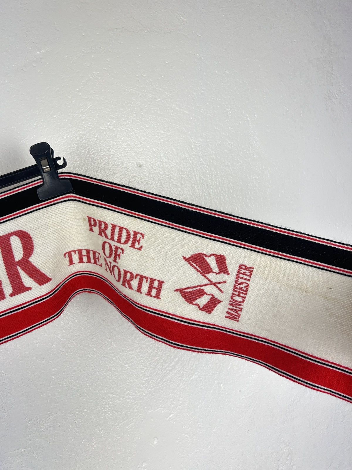 Vintage 80s Vintage Manchester United Soccer Football Fanwear Scarf Size ONE SIZE - 4 Thumbnail