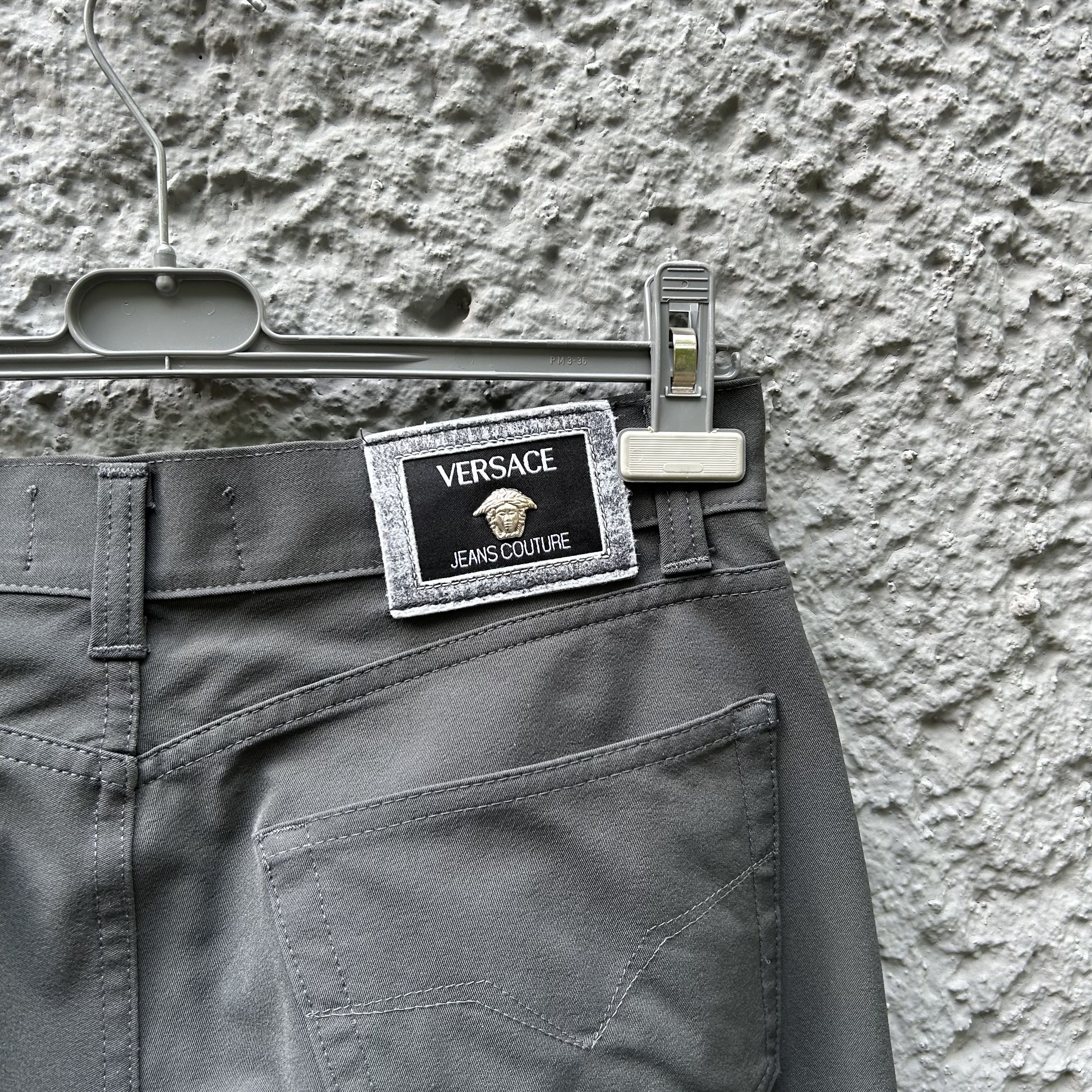 Versace Vintage Versace Grey/Green Trousers Pants Size US 34 / EU 50 - 5 Thumbnail