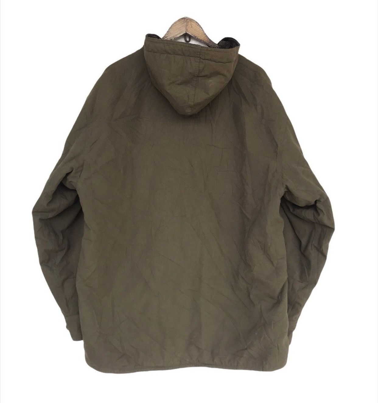 Woolrich Woolen Mills 💥Vintage 90sWoolrich Riversible Hoodie Jacket Size US L / EU 52-54 / 3 - 2 Thumbnail