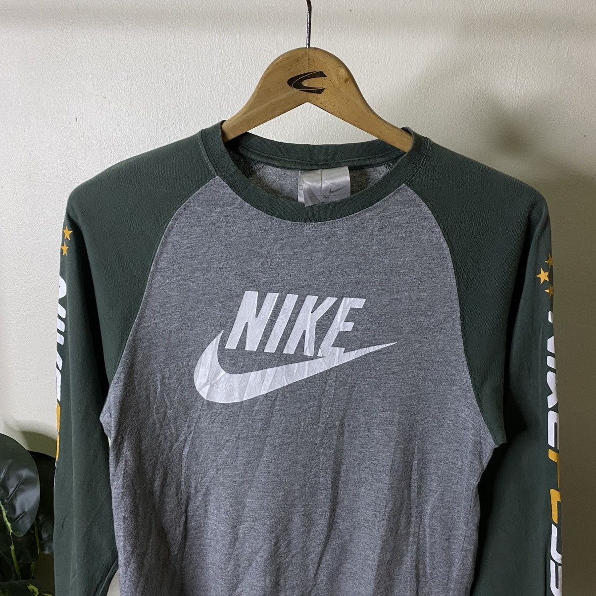 Nike Vintage 2000s Nike Sleeves Hit LS T Shirt Size US XS / EU 42 / 0 - 2 Thumbnail