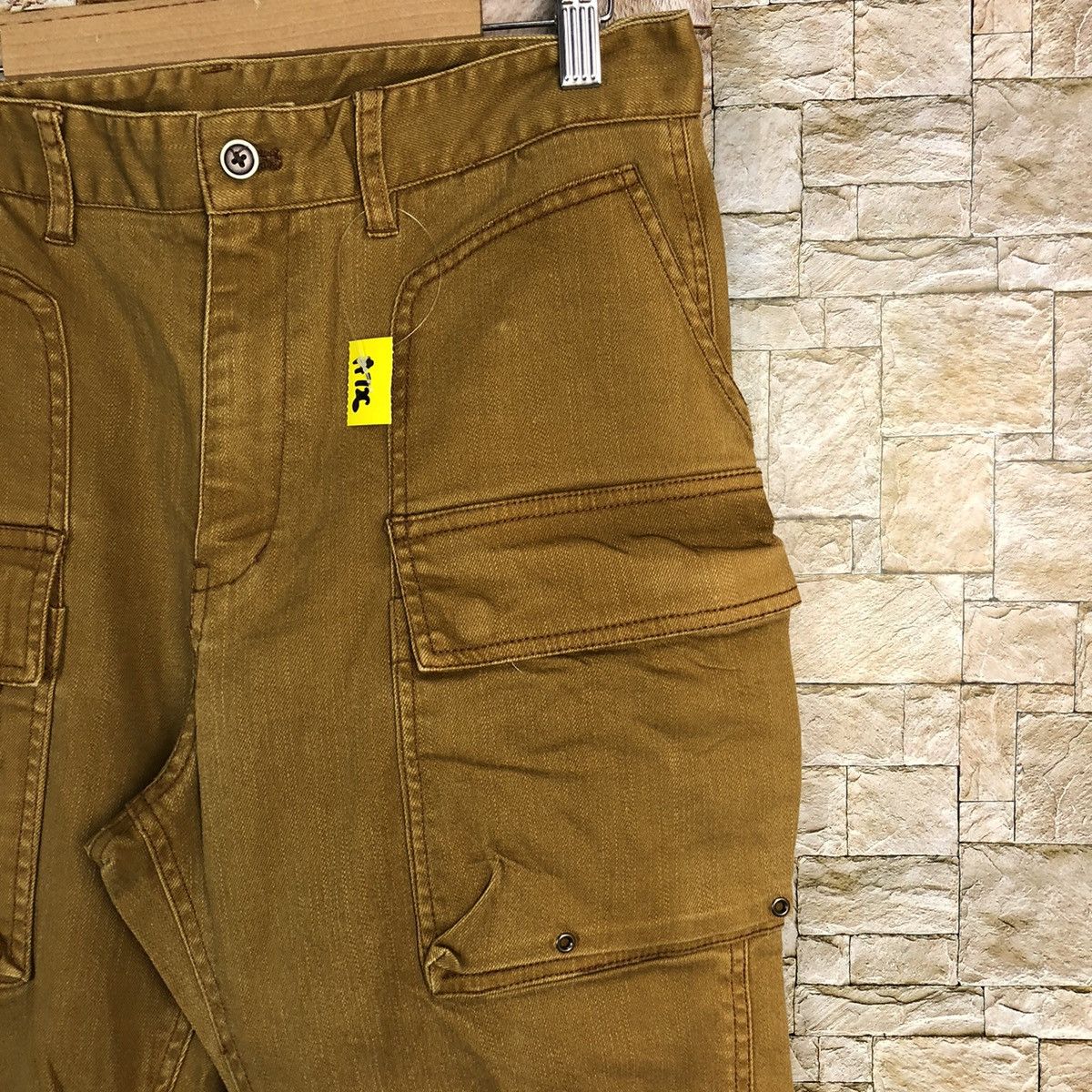 Japanese Brand Tkmixpice Brown utility Cargo big Multipocket Pants #A726 Size US 30 / EU 46 - 9 Thumbnail