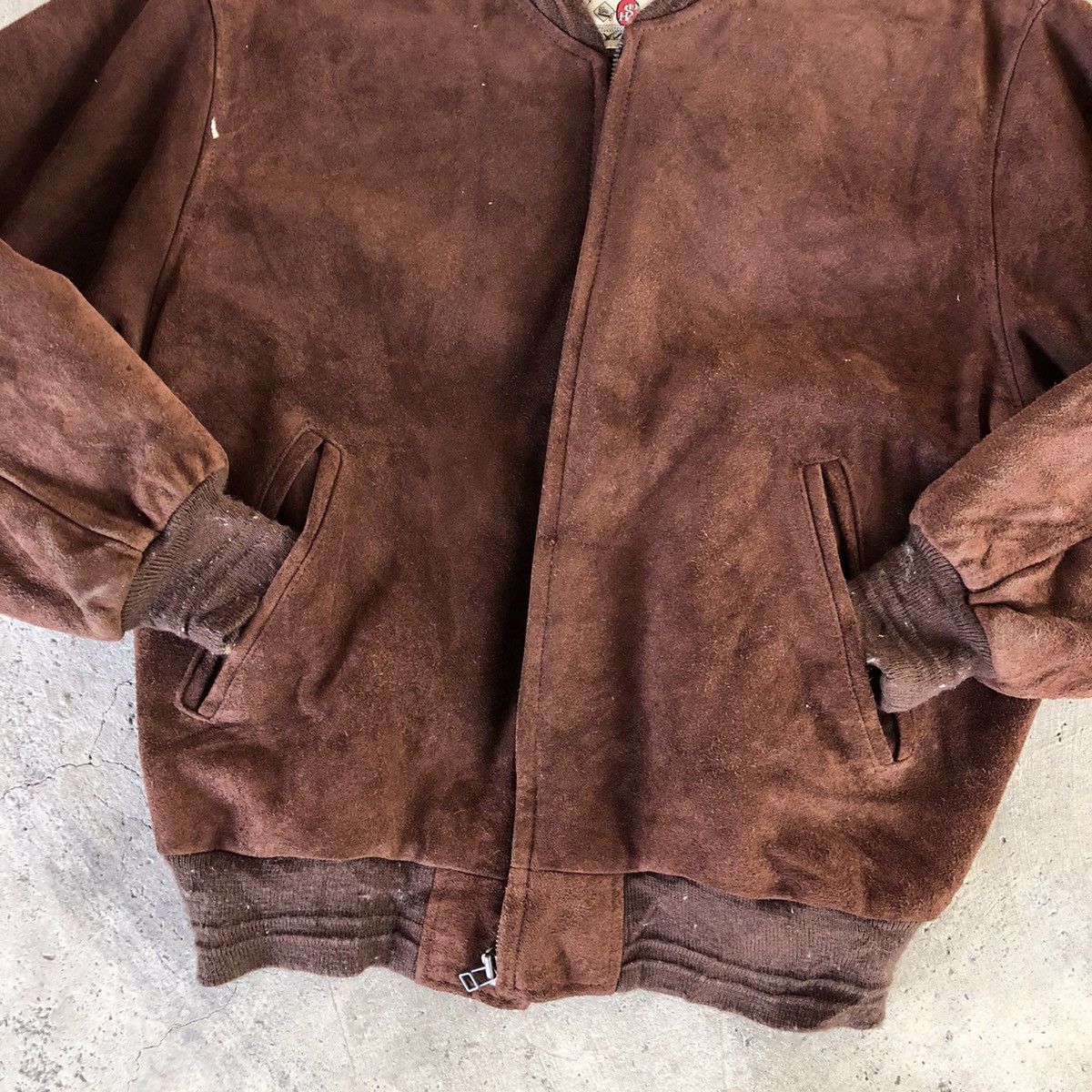Vintage SEAHOP Vintage Suede Leather Jacket Size US M / EU 48-50 / 2 - 5 Thumbnail
