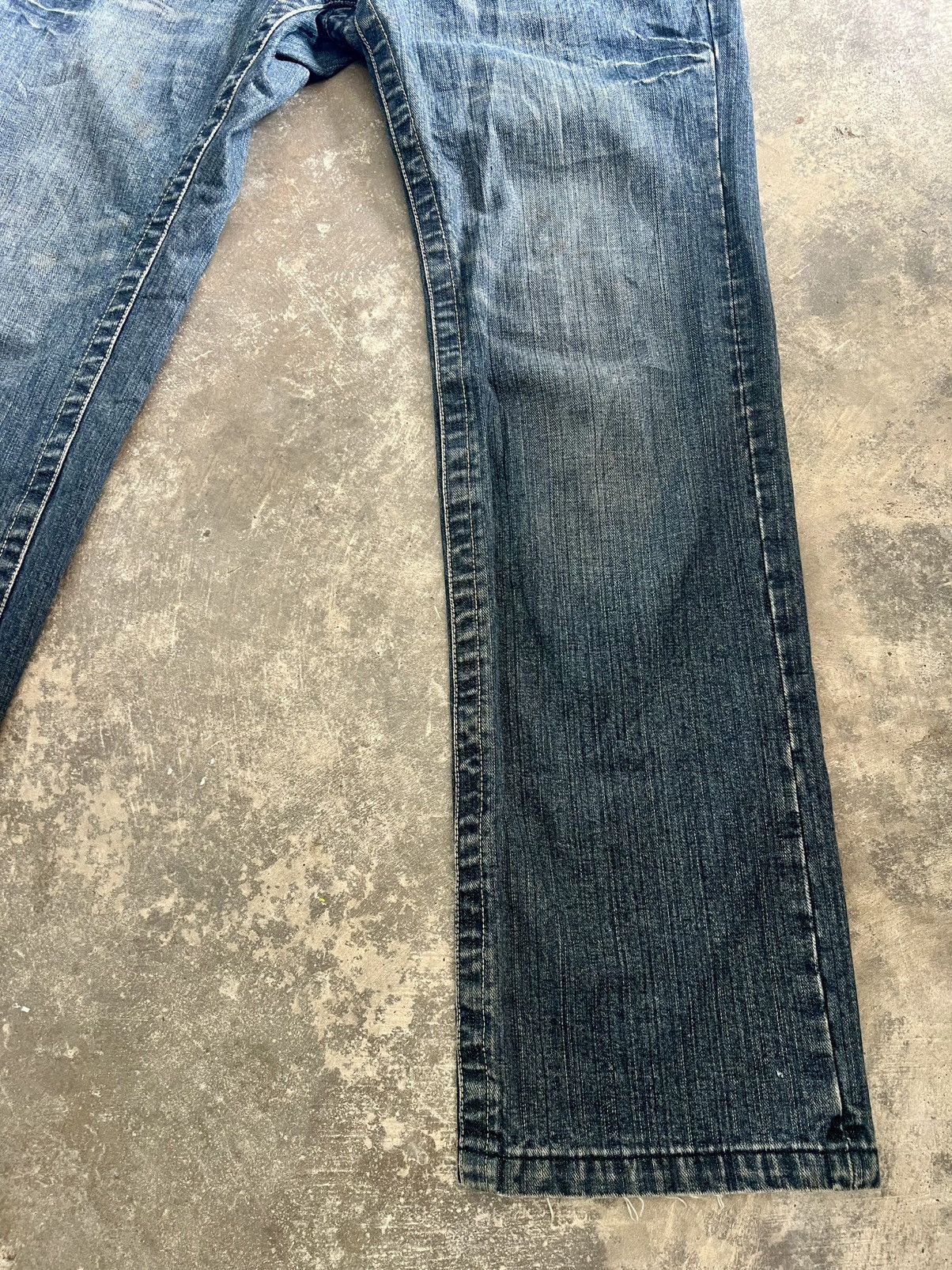 291295=Homme Vintage 291295 Homme Dyed Washed Flare Jeans Size US 34 / EU 50 - 5 Thumbnail