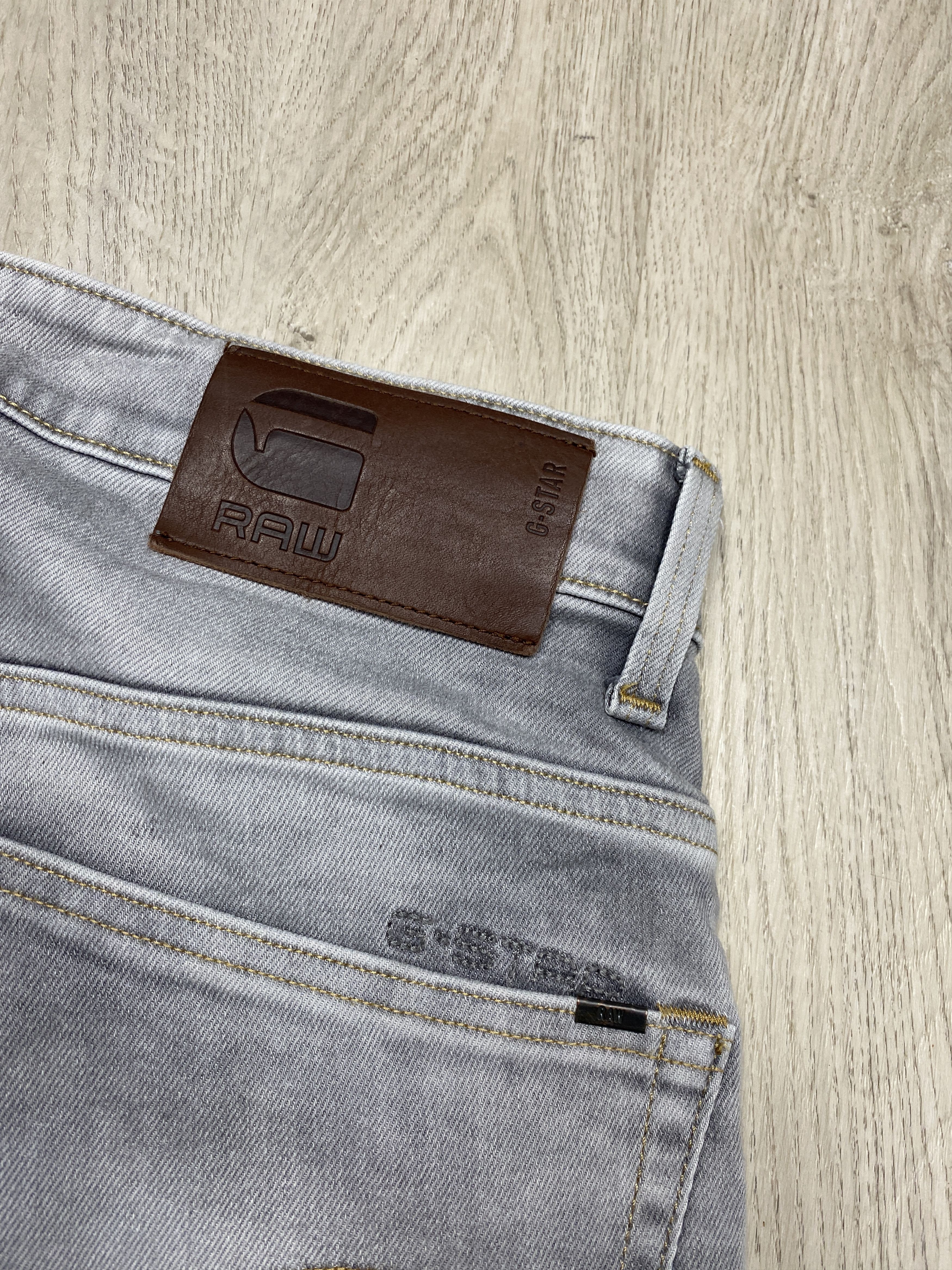 G-Star G Star Raw Vintage Mens Grey Denim Pants Jeans Size US 35 - 3 Thumbnail