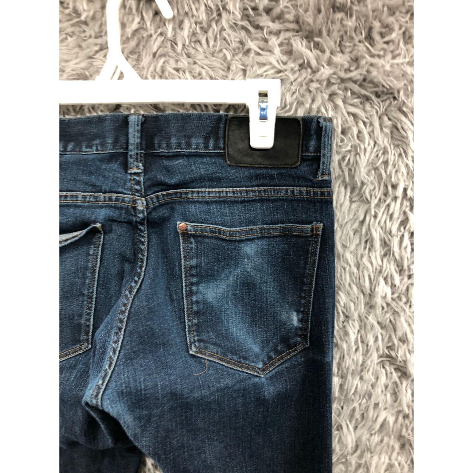 H&M H&M Jeans Size 30x32 Mens Mid Rise Straight Leg Dark Wash Blue Denim Jeans Size US 30 / EU 46 - 6 Thumbnail