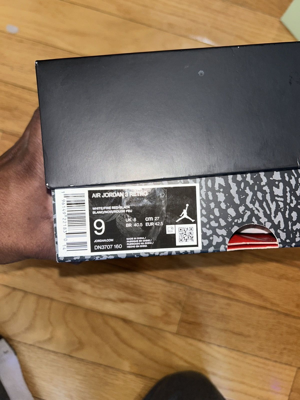 Jordan Brand Air Jordan 3 Fire Red Size US 9 / EU 42 - 8 Thumbnail