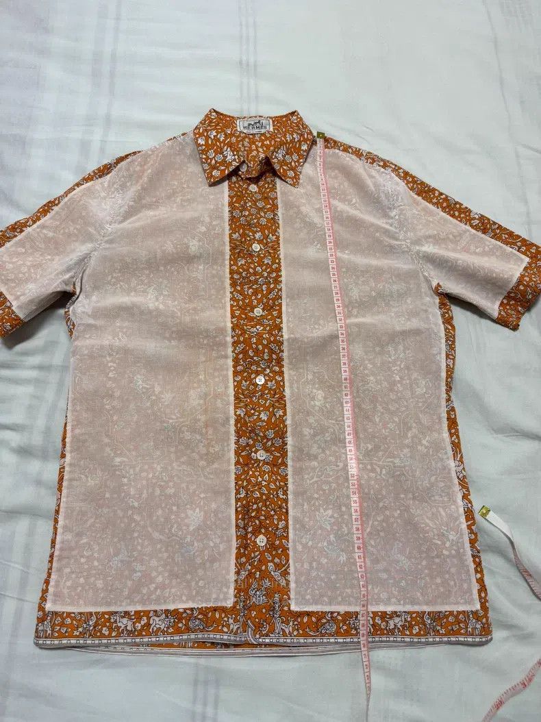 Hermes Hermes size 38 Short-sleeved shirt Size US M / EU 48-50 / 2 - 5 Thumbnail