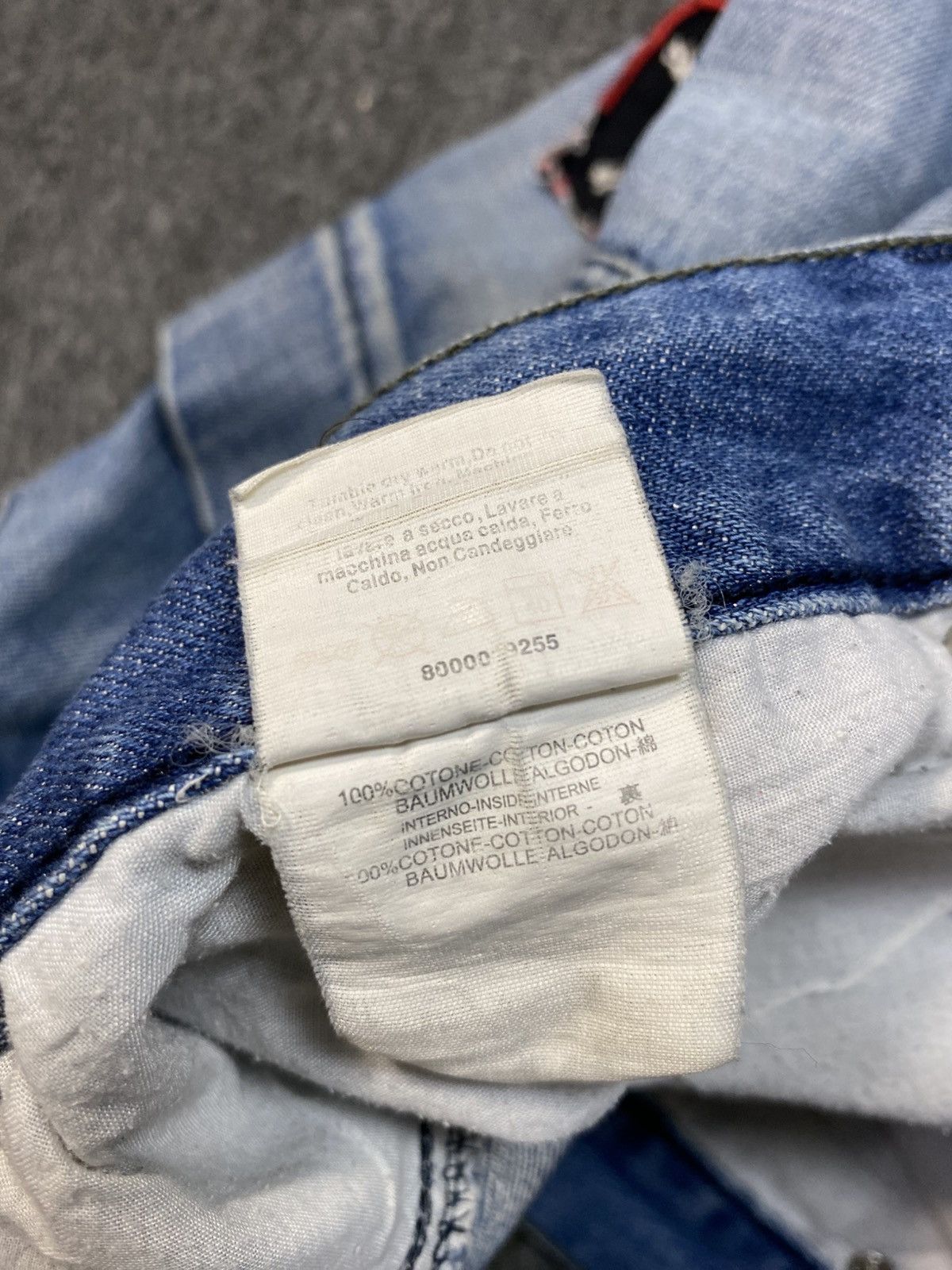 Dsquared2 Dsquared2 Distressed Indigo Denim Jeans Straight Cut Size 34 Size US 34 / EU 50 - 15 Thumbnail