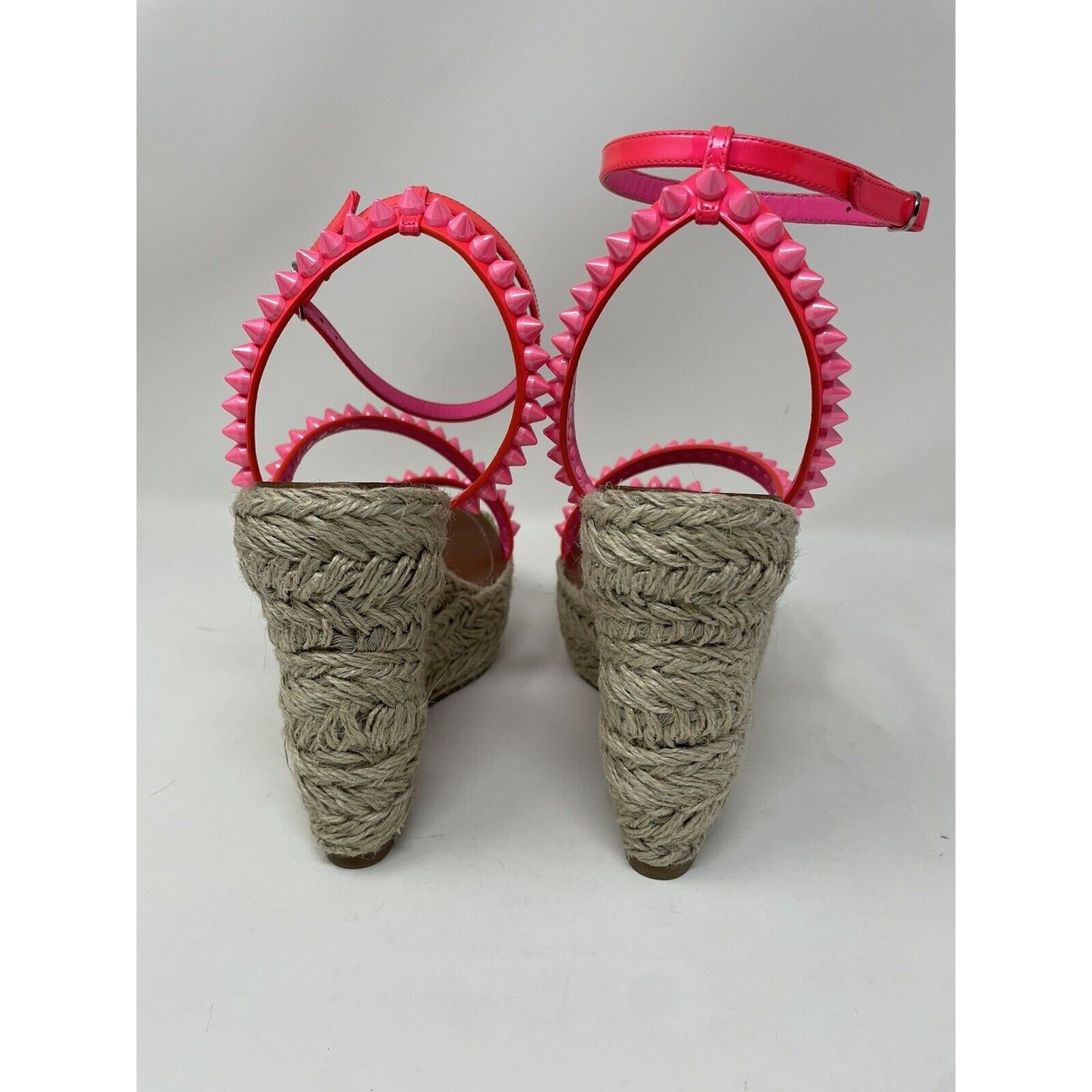 Christian Louboutin Christian Louboutin Mafaldina Zeppa 120 Pink NIB 39 Size US 9 / IT 39 - 7 Thumbnail