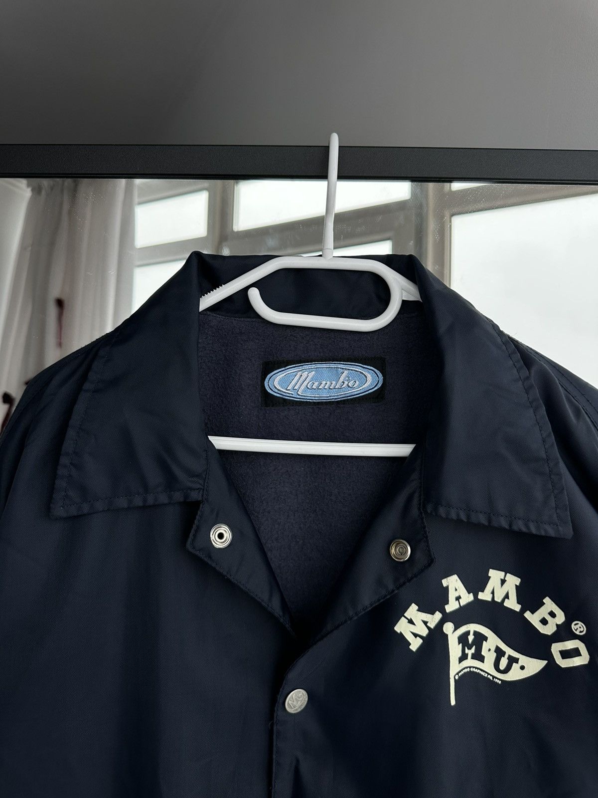Mambo Vintage Mambo 1995 Men’s Navy Coach Jacket Sz XL Size US XL / EU 56 / 4 - 3 Thumbnail