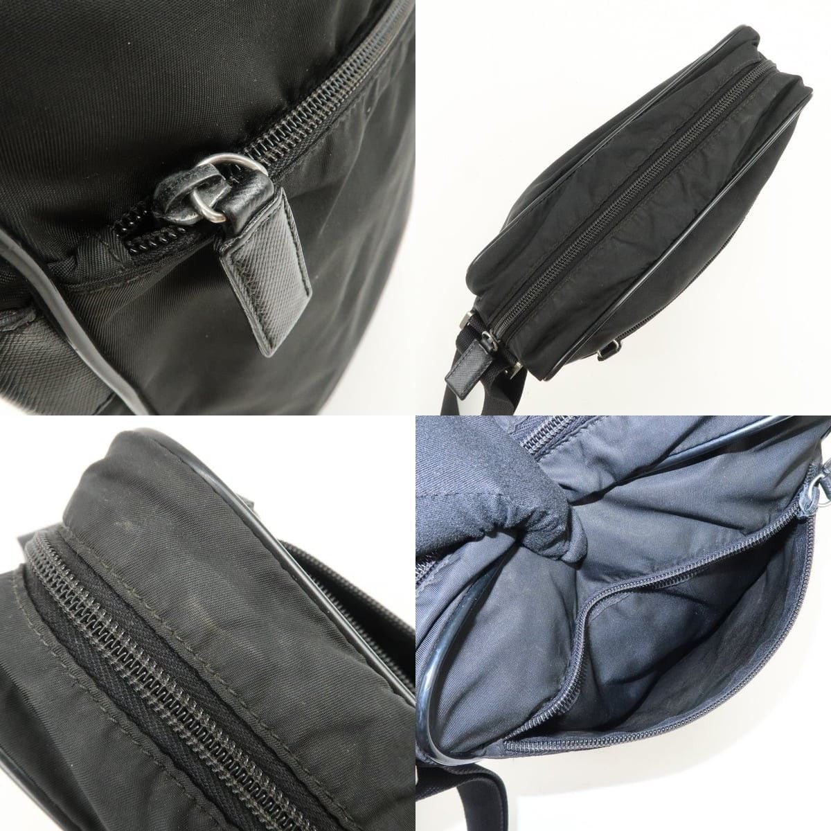 Prada Prada Tessuto Crossbody Bag Black Size ONE SIZE - 6 Thumbnail