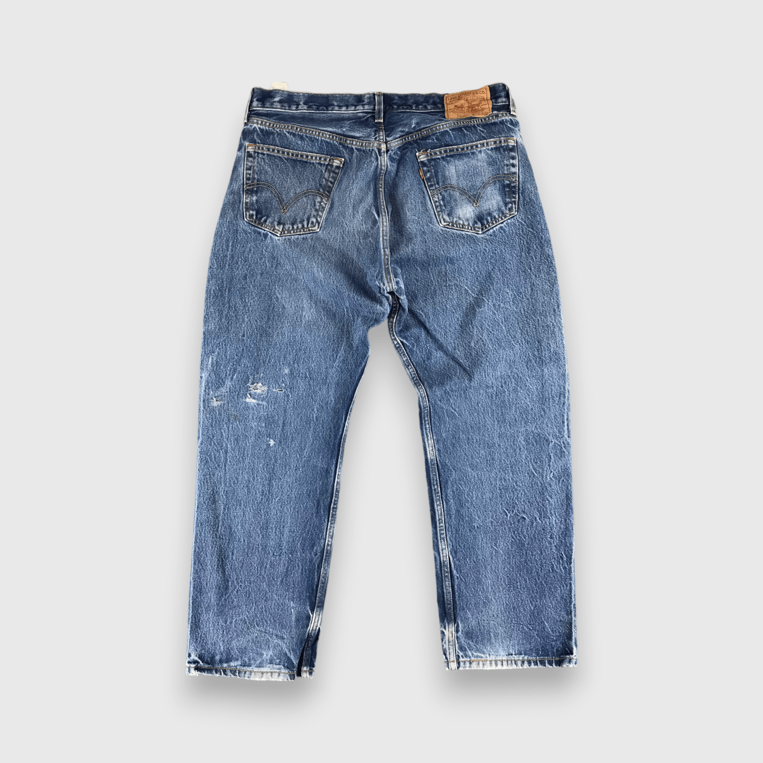 Levi's Vintage Levis 501 Jeans Blue Wash Denim -J437 Size US 36 / EU 52 - 2 Thumbnail