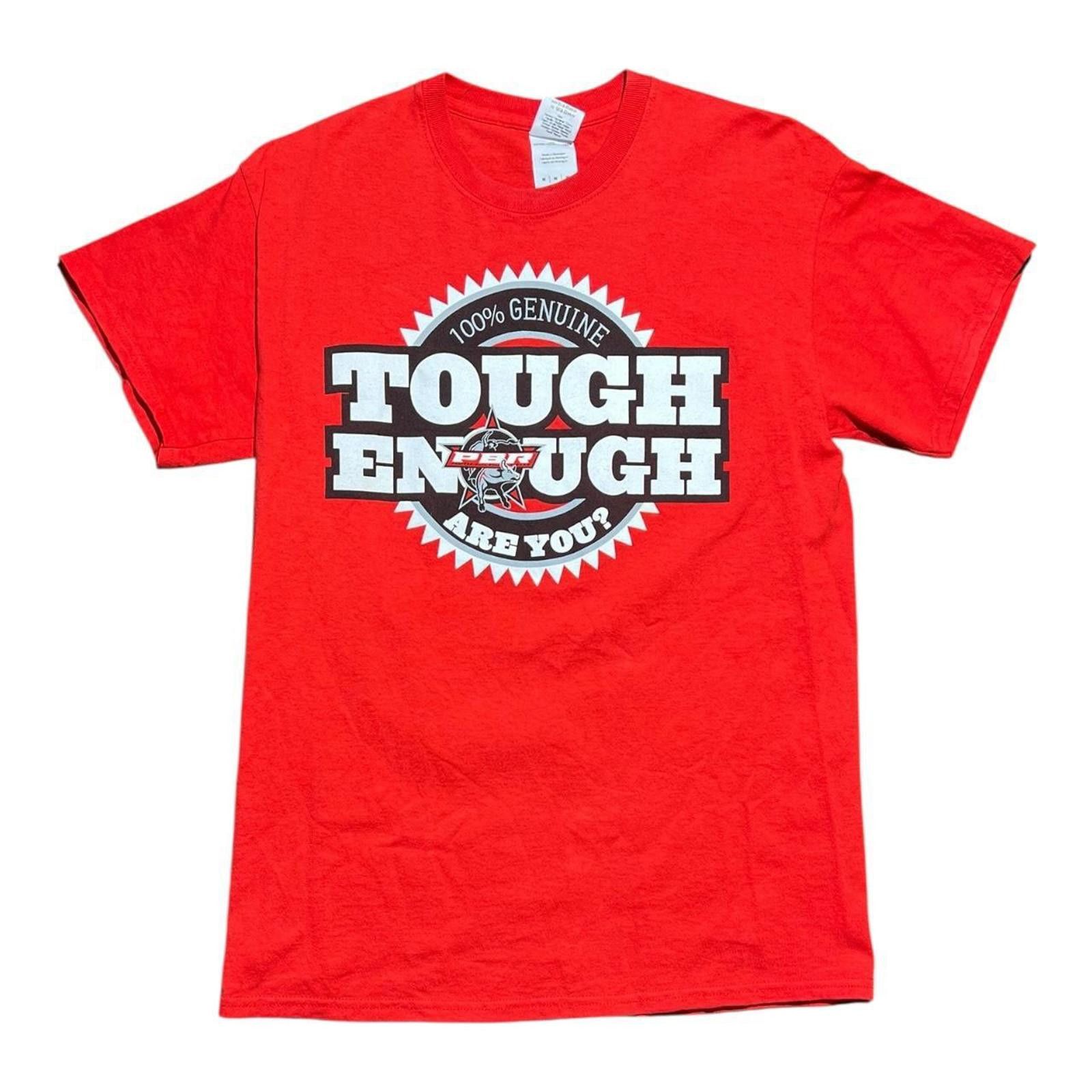 Other Vintage PBR Professional Bull Riders Tour Enough Red T-shirt Size US M / EU 48-50 / 2 - 1 Thumbnail