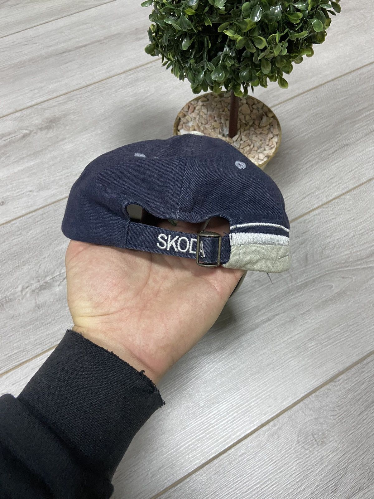 Vintage Skoda vintage racing embroidered cap Size ONE SIZE - 3 Thumbnail