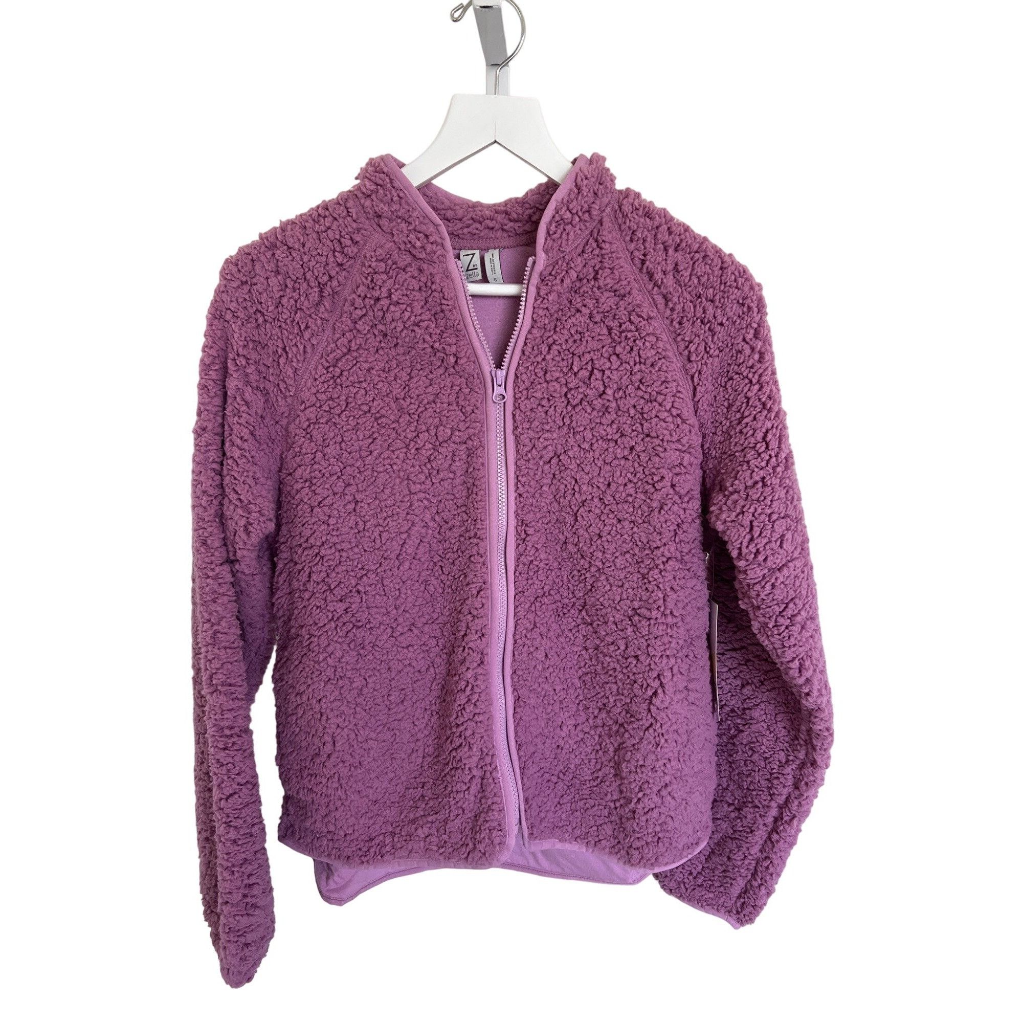 Other Z By Zella Pink Faux Shearling Zip Front Jacket Size S / US 4 / IT 40 - 2 Thumbnail