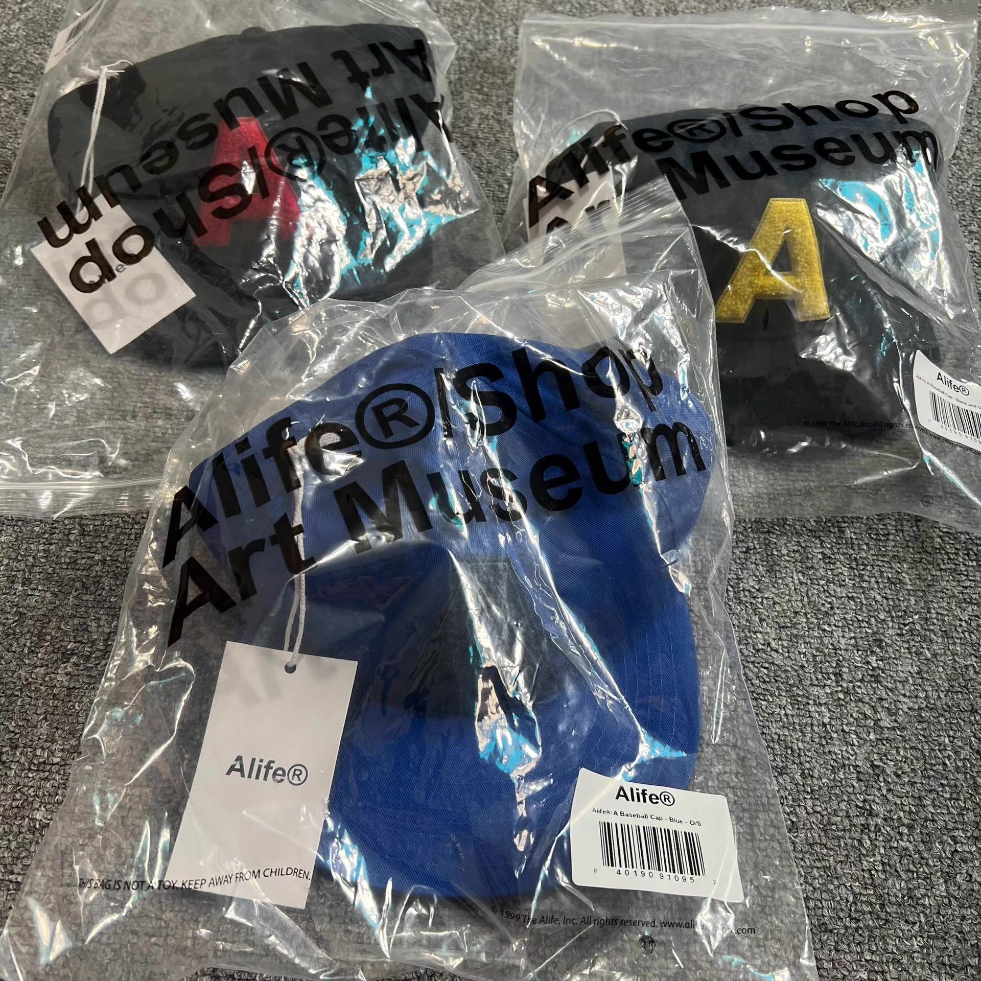 Alife Alife® Towel Solid Color Classic Flat Brim Baseball Cap Q7 Size ONE SIZE - 2 Thumbnail