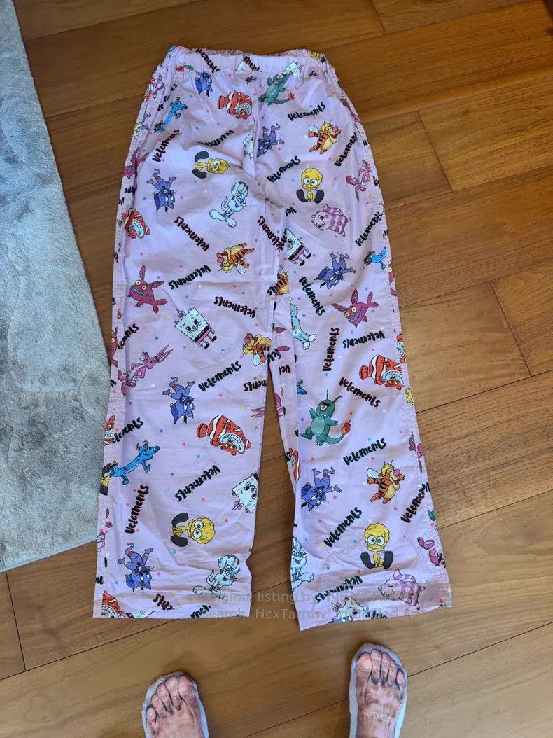 Vetements Vetements size M Cartoon Cartoon Sleep Pants Size US 27 - 1 Thumbnail