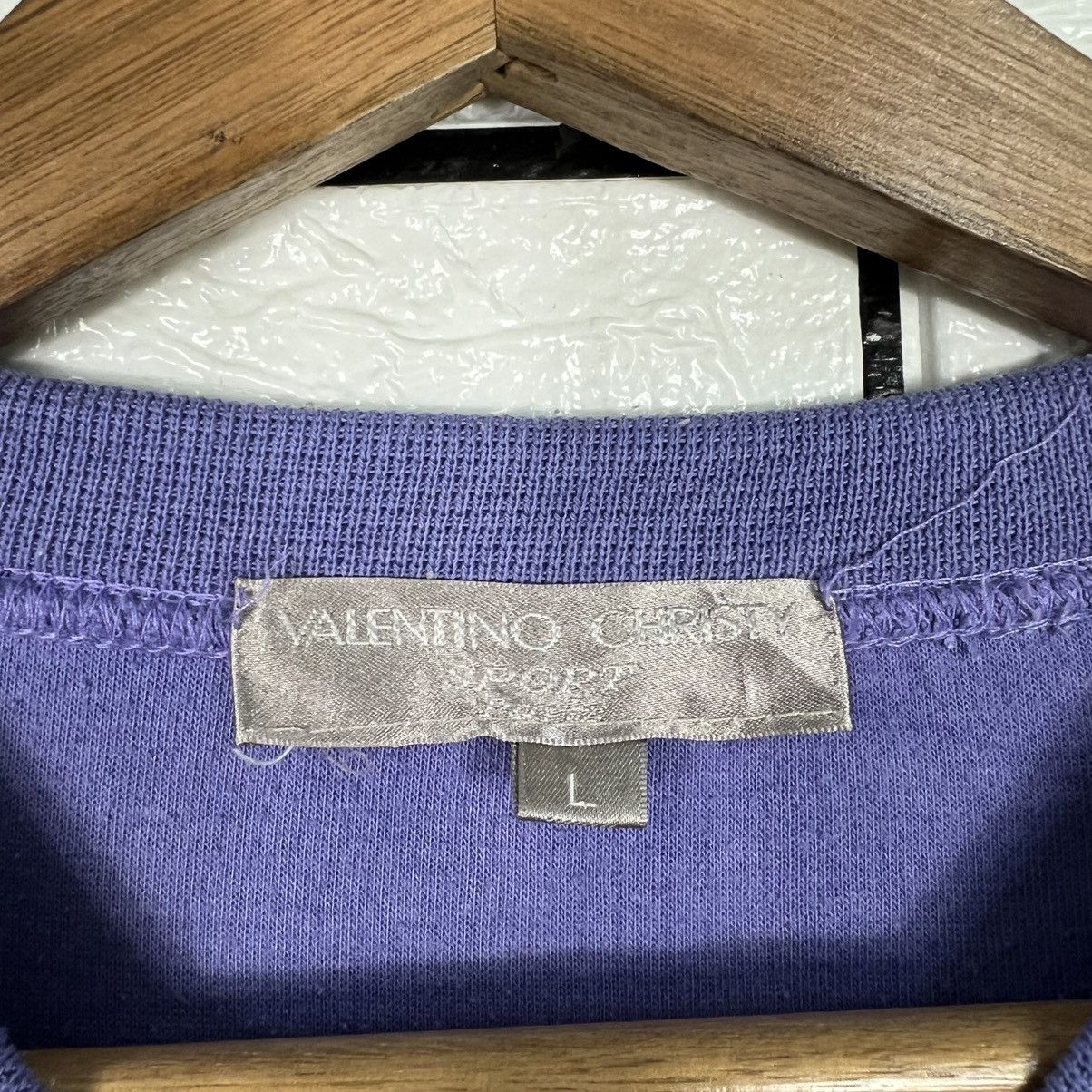 Vintage VALENTINO CHRISTY Big Logo Crewneck Sweatshirt #4099-C186 Size US L / EU 52-54 / 3 - 9 Thumbnail