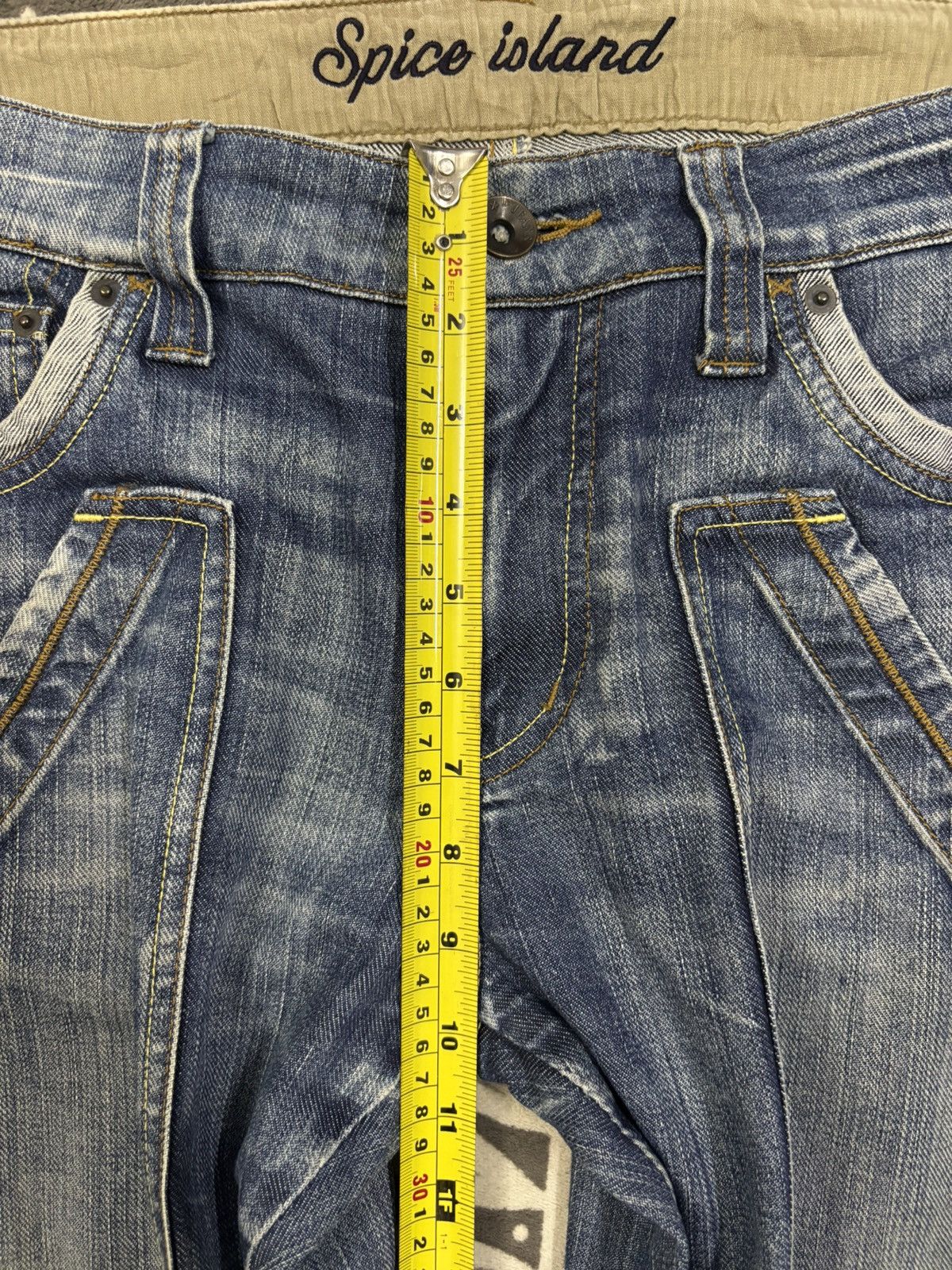 Japanese Brand Vintage Japanese Brand Multi-pockets Bootcut Flare Jeans Size US 32 / EU 48 - 16 Thumbnail