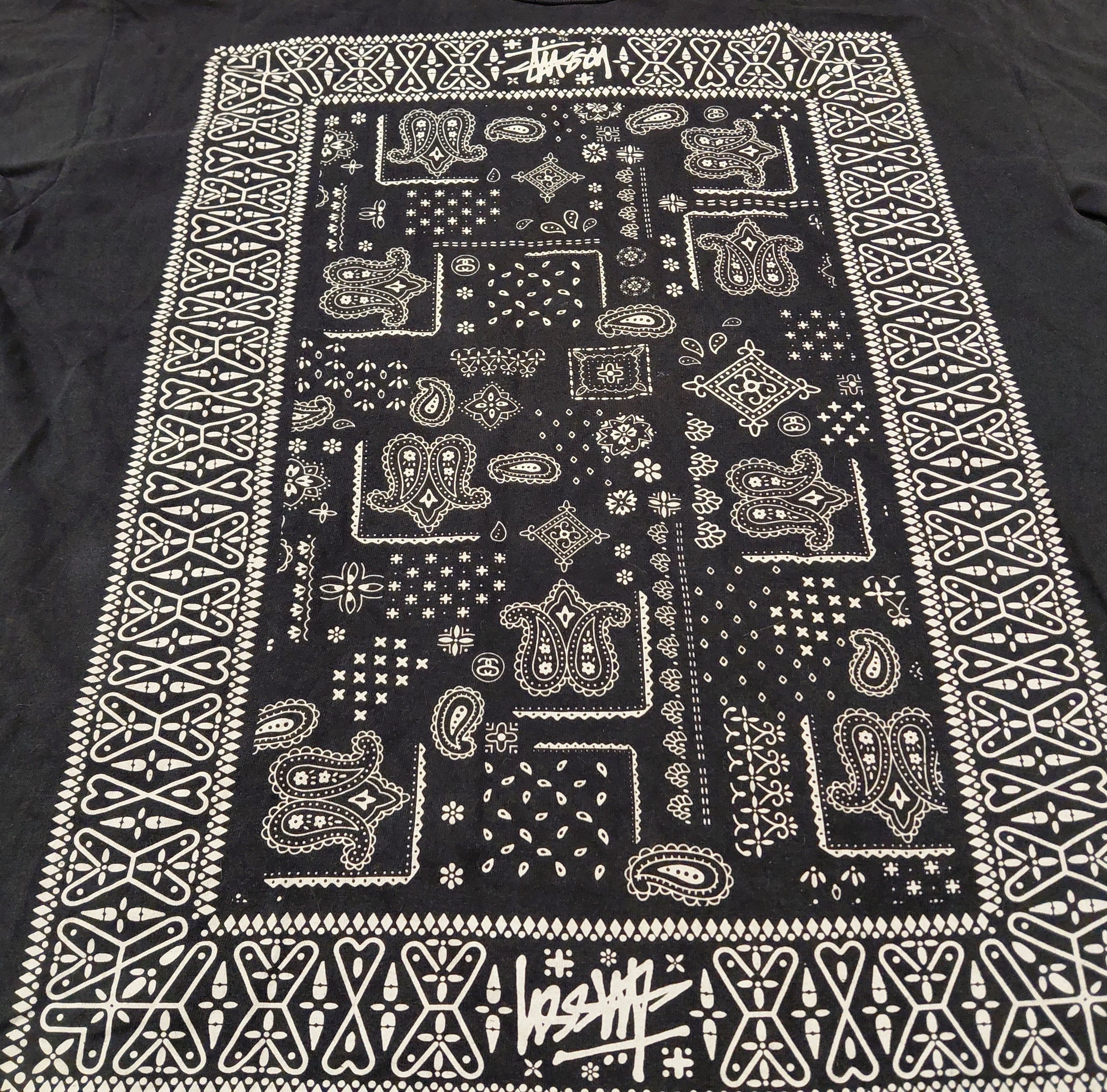 Stussy Stussy Paisley Bandana Patern Overprint Shirt XL Vintage Size US XL / EU 56 / 4 - 2 Thumbnail
