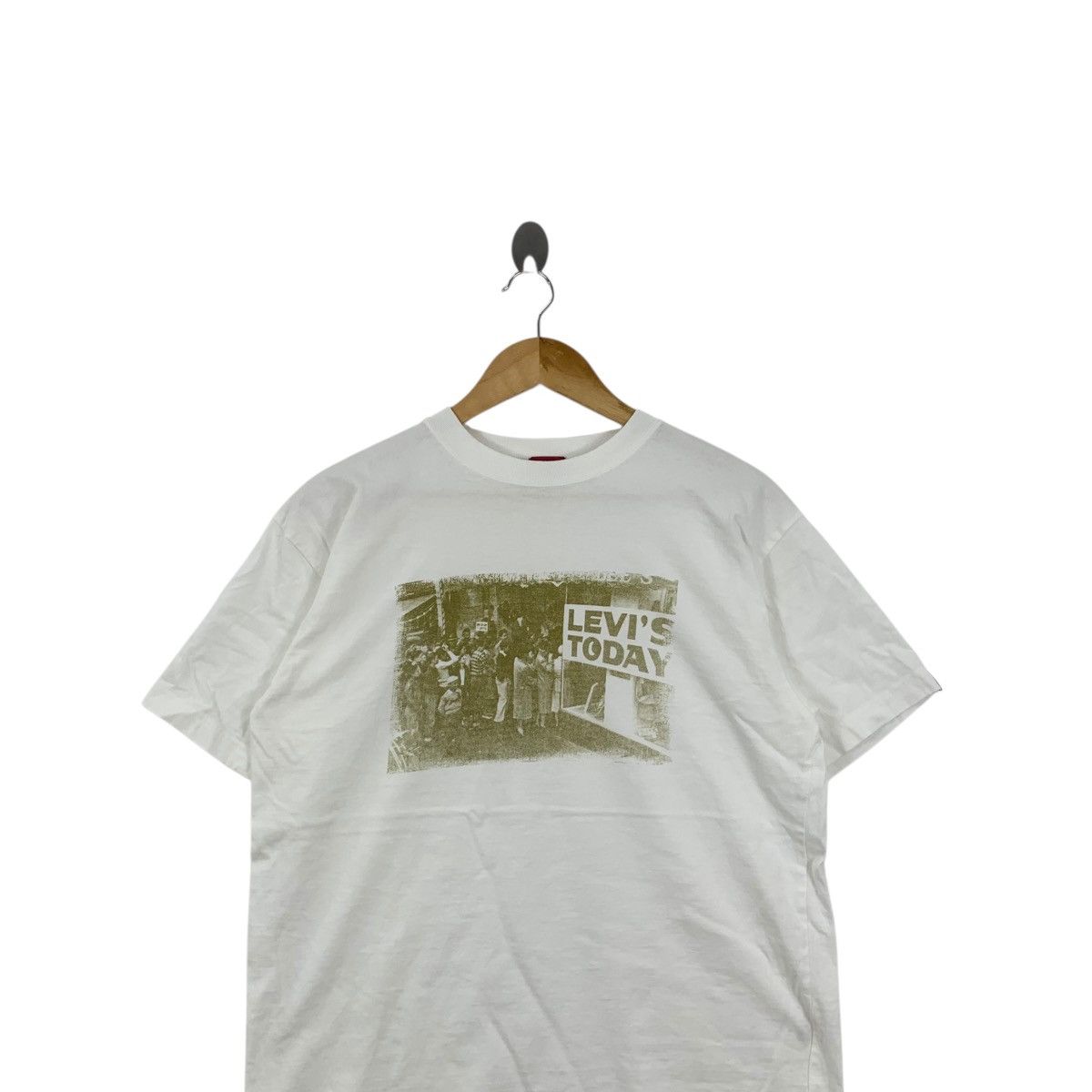 Levi's Vintage LEVIS STRAUSS FOTOFOLIO Ads Promo Tee Shirt Top Size US L / EU 52-54 / 3 - 2 Thumbnail
