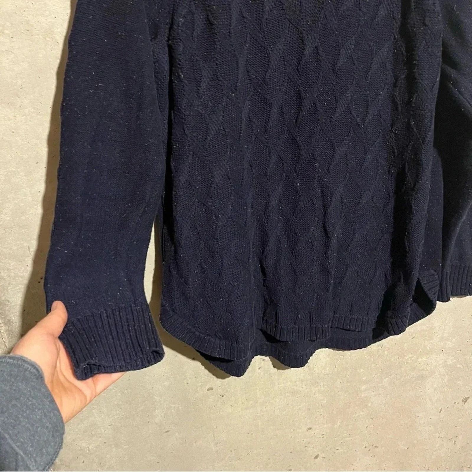 Sonoma Women's Sonoma Pullover Sweater - Size XL - Navy Blue Size XL / US 12-14 / IT 48-50 - 10 Thumbnail