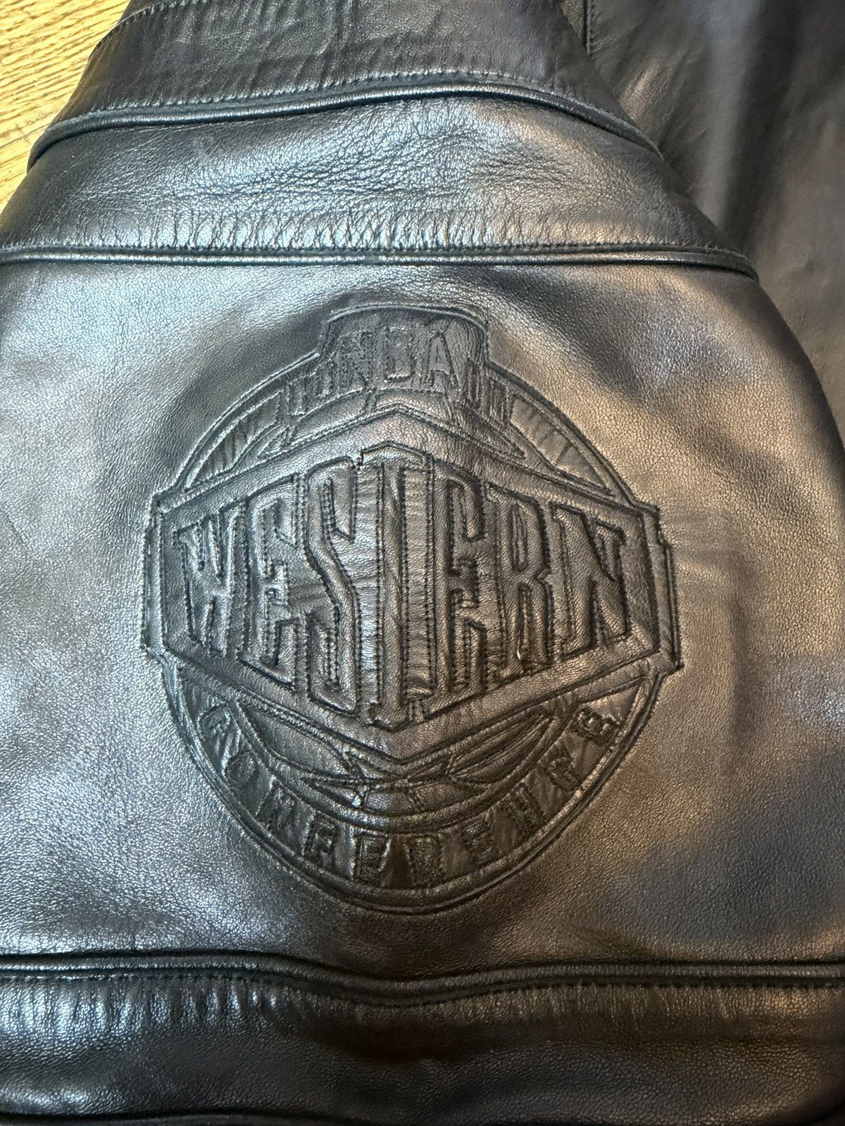 Jeff Hamilton Vintage Jeff Hamilton x NBA conference leather jacket Size US XXL / EU 58 / 5 - 8 Thumbnail