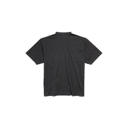 Balenciaga o1w1db10226 Activewear T-Shirt Medium Fit in Black Size US S / EU 44-46 / 1 - 2 Thumbnail