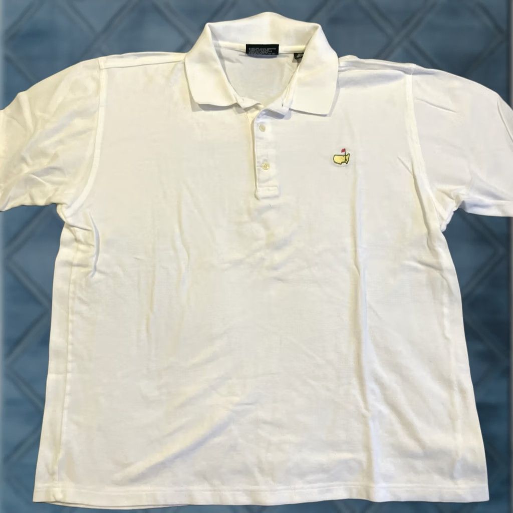 Vintage Masters Collection Augusta Golf Polo Men's XL White Cotton THE MASTERS Size US XL / EU 56 / 4 - 1 Thumbnail